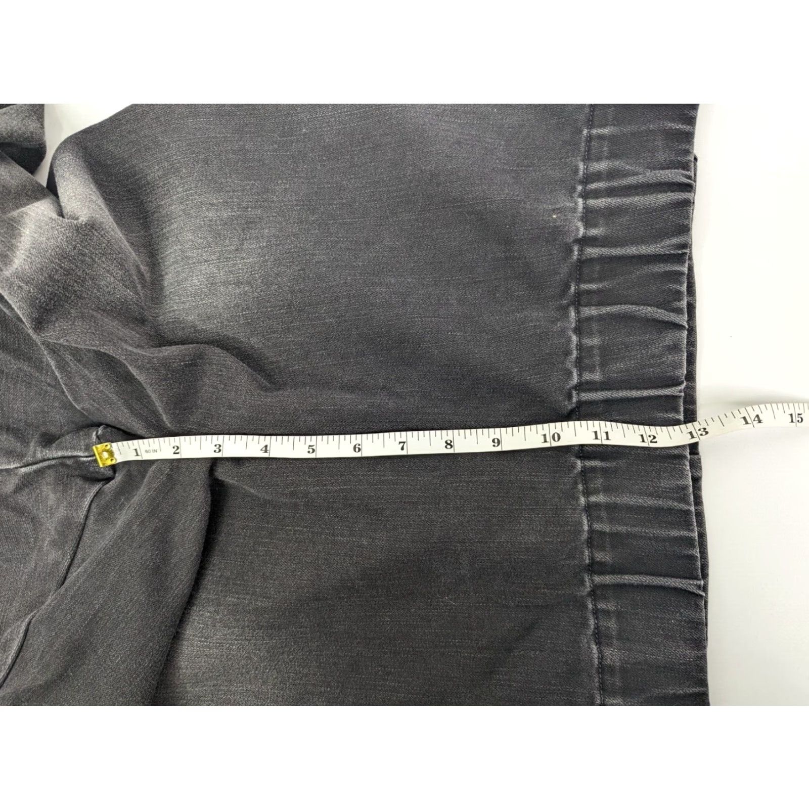 Soft Surroundings Soft Surroundings Jeans Womens 1X Black Denim Pull-on Jegging Elastic Waist Stretch 54848 Size 40" / US 18 - 7 Thumbnail