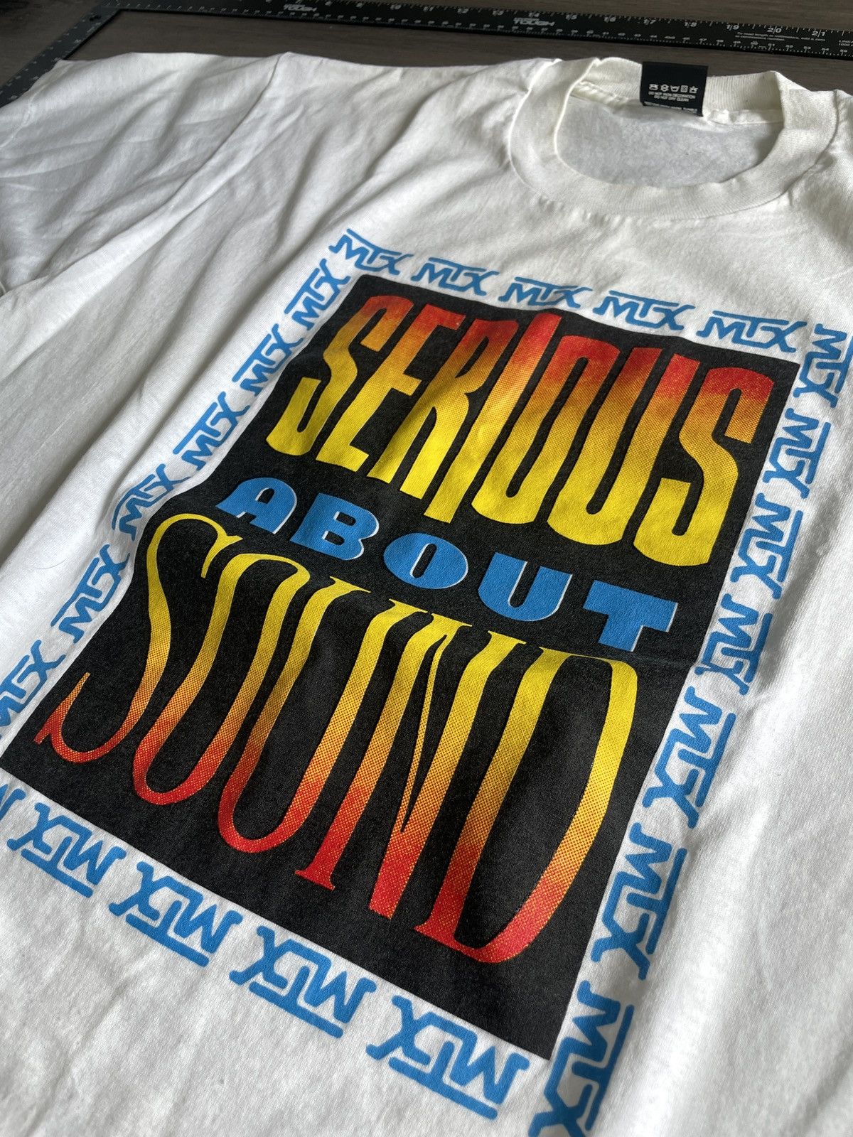 Vintage Vintage 90’s MTX Audio “Serious About Sound” T-shirt (Sz.XL) Size US XL / EU 56 / 4 - 2 Thumbnail