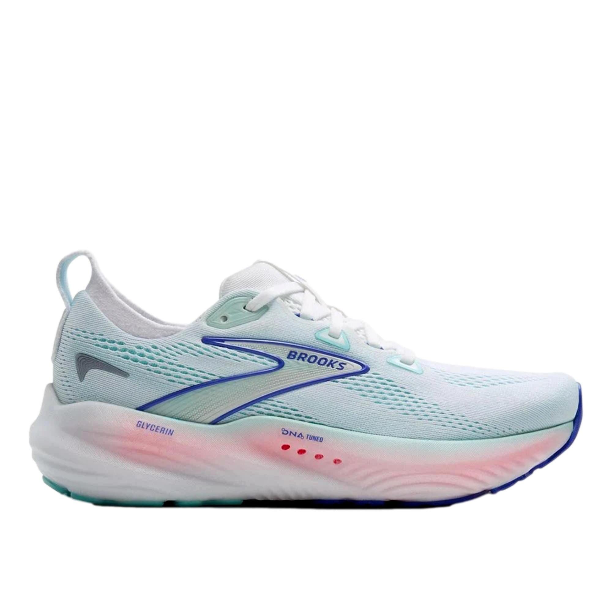 Brooks Glycerin 22 White / Limpet Shell / Amparo Blue 120434 1B 110 Size US 6 / IT 36 - 1 Thumbnail