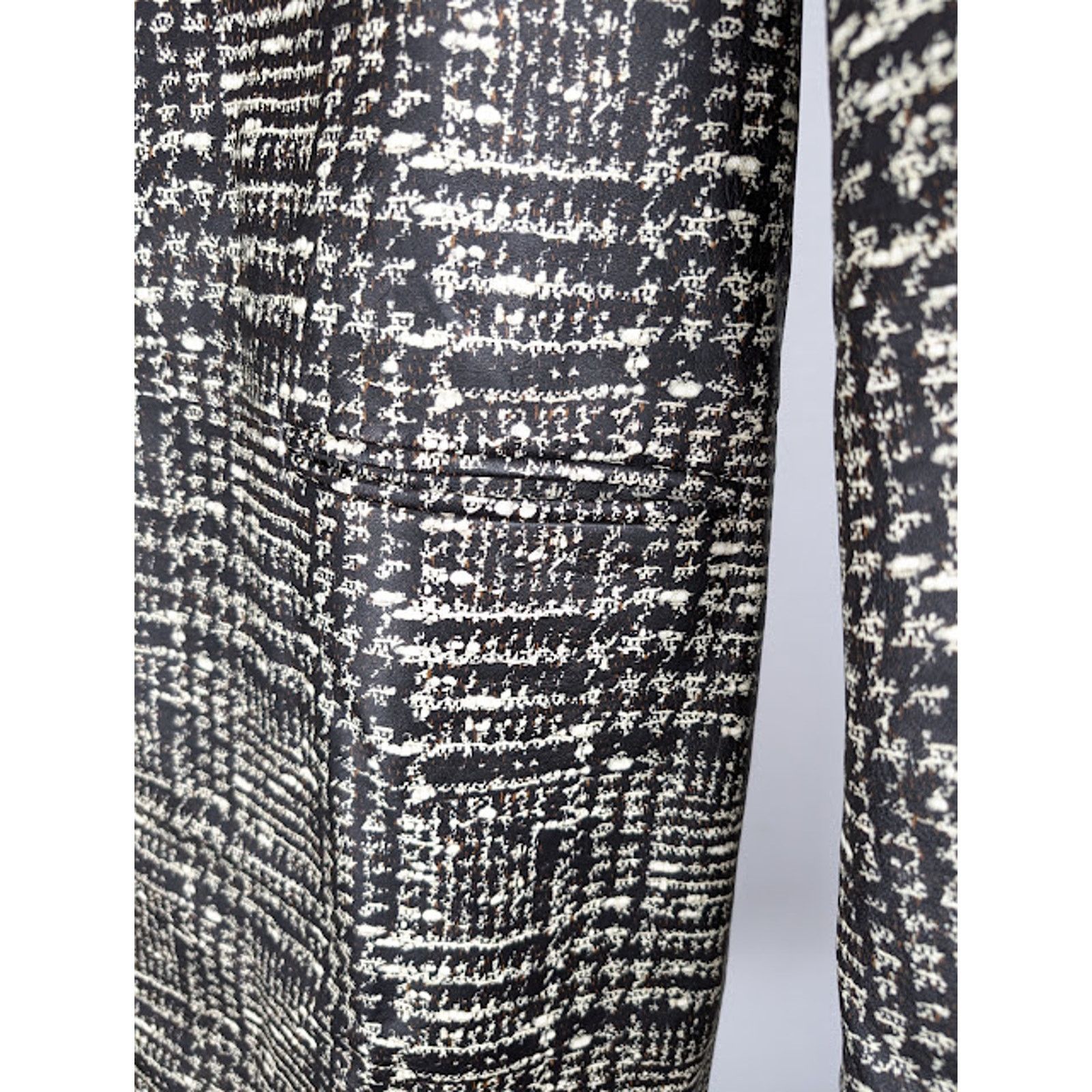Bottega Veneta o1rshd1 Doucle Prince Of Wales Coat in White/Fondant/Camel Size US M / EU 48-50 / 2 - 6 Thumbnail