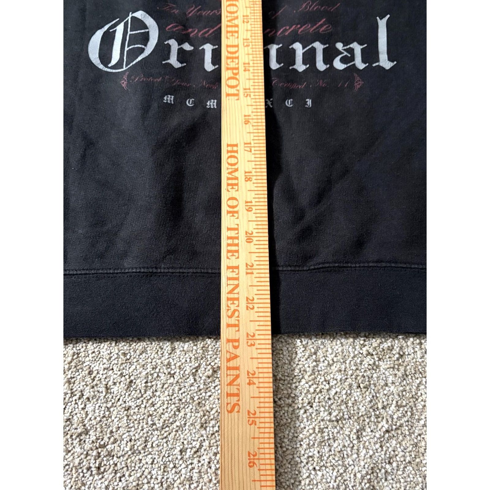 Vintage KR3W Sweatshirt Mens M Black Graphic Print Gothic Fleece Crewneck Original Graphic Print Logo Size US M / EU 48-50 / 2 - 6 Thumbnail