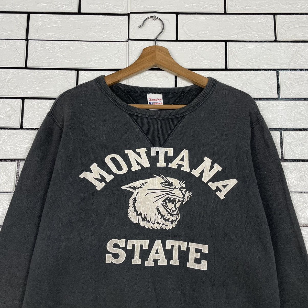 Champion Champion Running Man Montana State Sweatshirt Size US L / EU 52-54 / 3 - 2 Thumbnail
