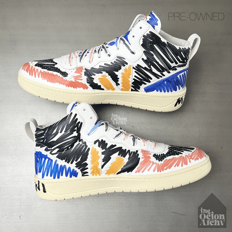 Marni × Veja Marni x Veja V1-15 High Multicolor Scribble VQ0202884B Size US 11.5 / EU 44-45 - 7 Thumbnail
