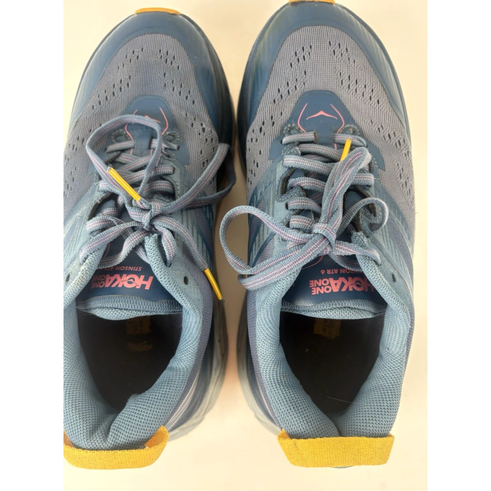 Vintage Hoka One One Stinson ATR 6 Sneakers Womens Size 7.5 Blue Lace Up Size US 8 / IT 38 - 4 Thumbnail