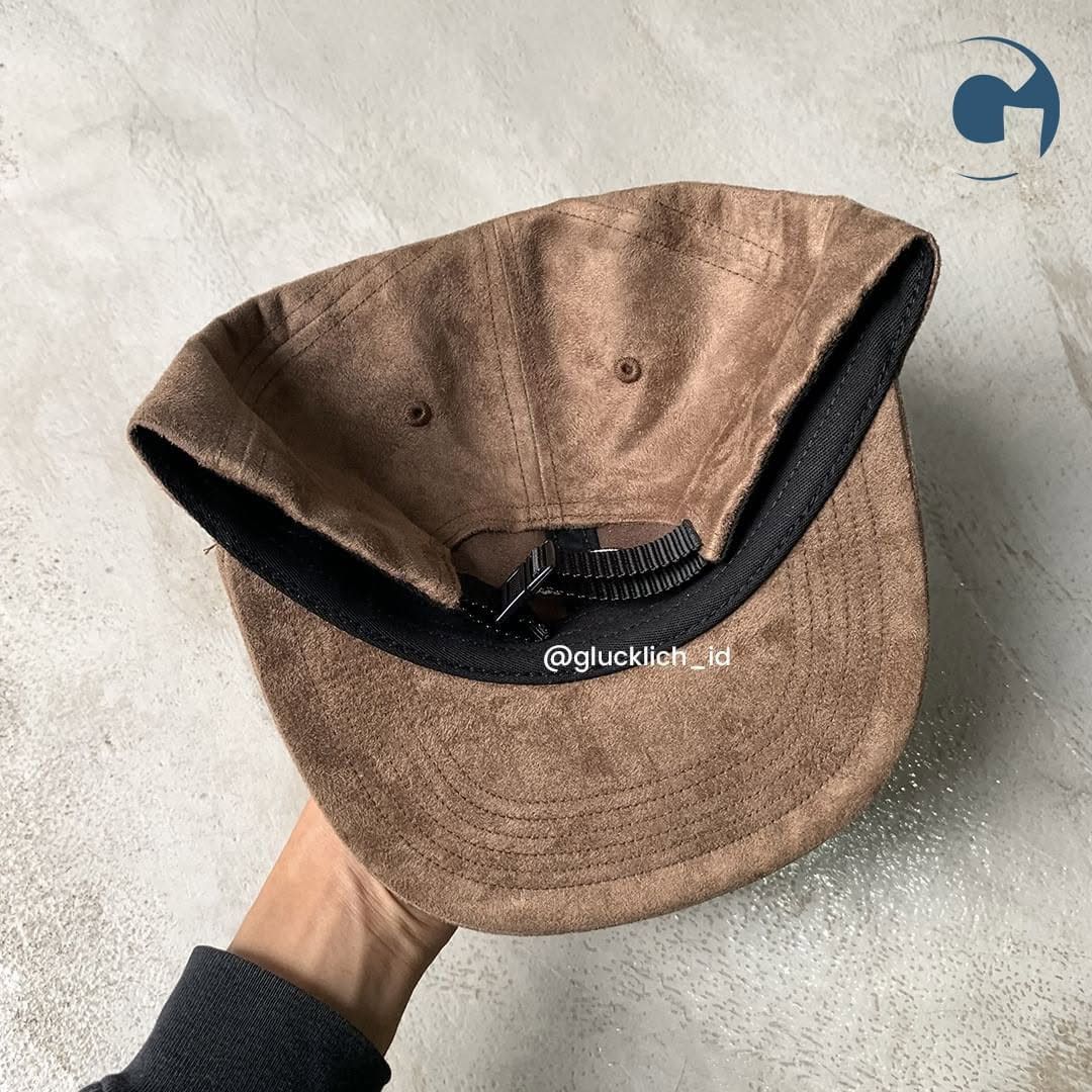 Parra Parra, Faux Logo 6 Panel Hat in Sand Size ONE SIZE - 4 Thumbnail