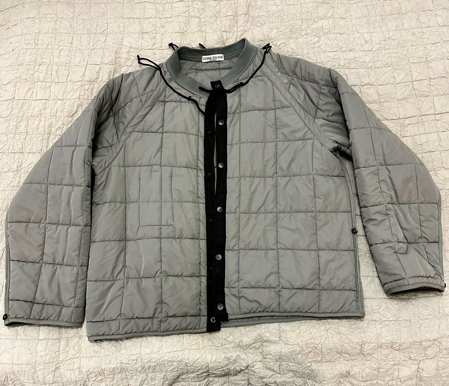 Vintage 90s Stone Island Lining Quilted Jacket Size XL