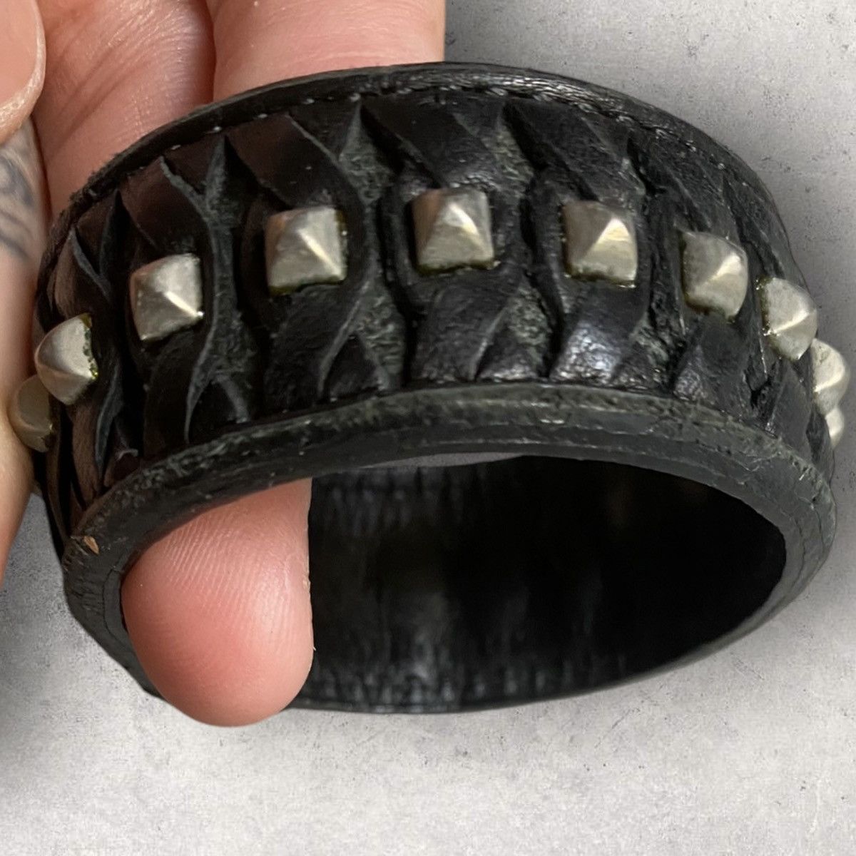 Yohji Yamamoto Limi Feu One Role Studded Bracelet Size ONE SIZE - 2 Thumbnail