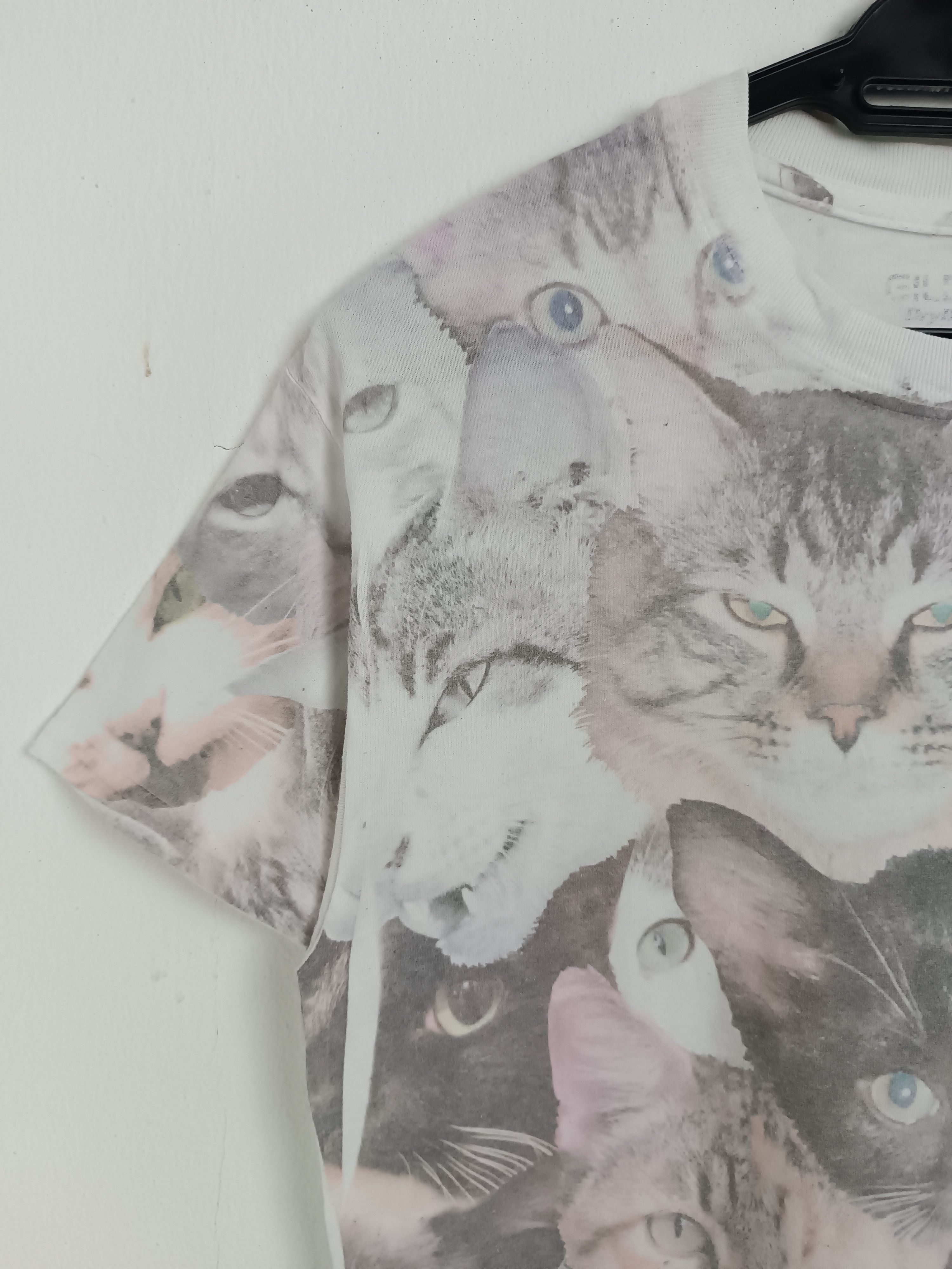 Other VINTAGE Y2K CAT AOP CUTE PAW DOG PET FULLPRINT VERY RARE Size US S / EU 44-46 / 1 - 5 Thumbnail