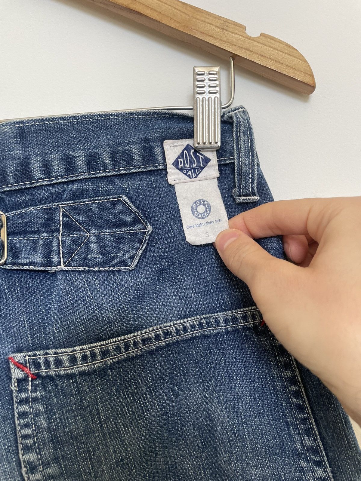 Post Overalls Vintage post o’alls cinch back carpenter denim Size US 31 - 5 Thumbnail