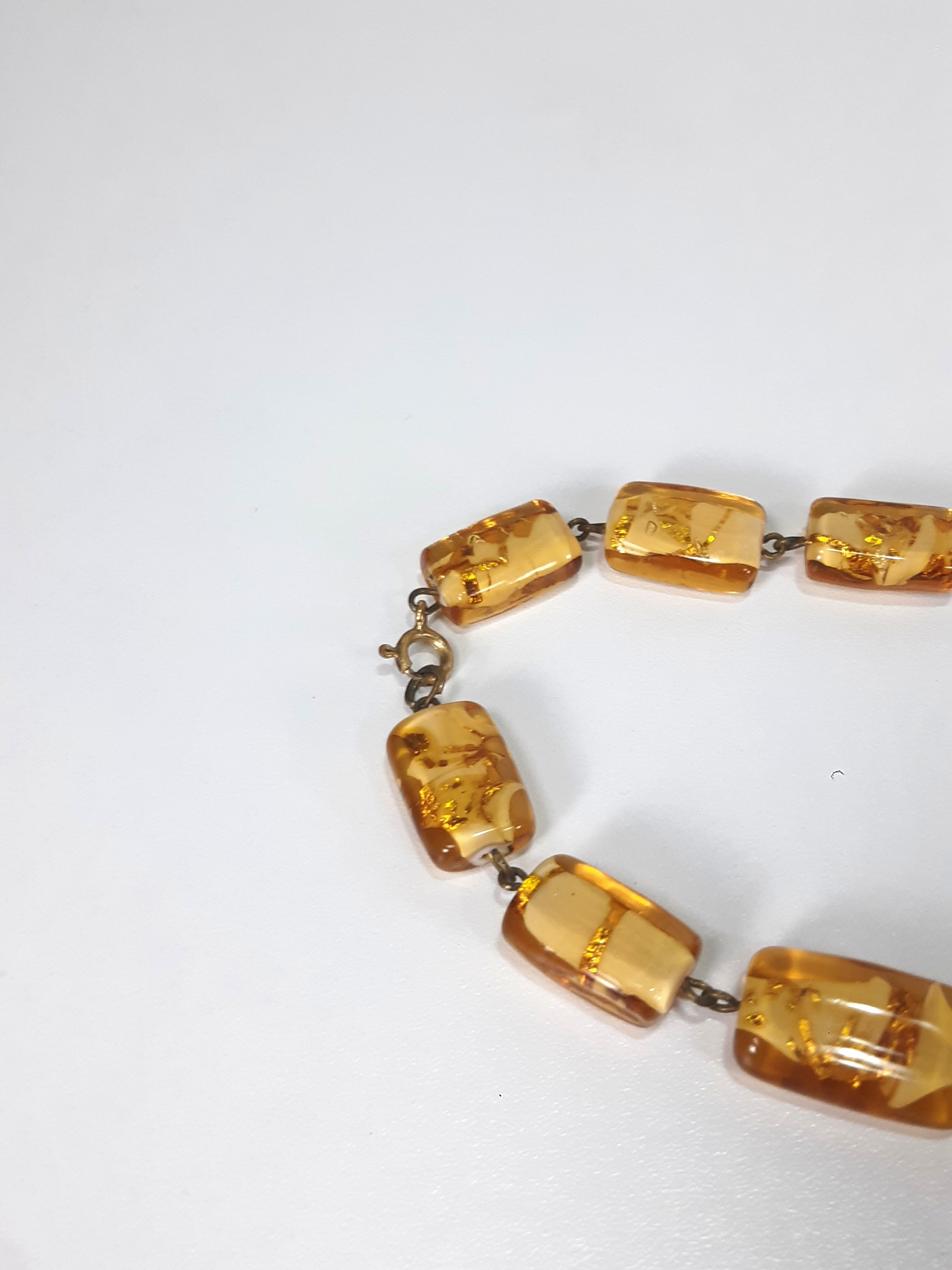 Other Vintage MURANO Gold Foil Beaded Necklace Size ONE SIZE - 6 Thumbnail