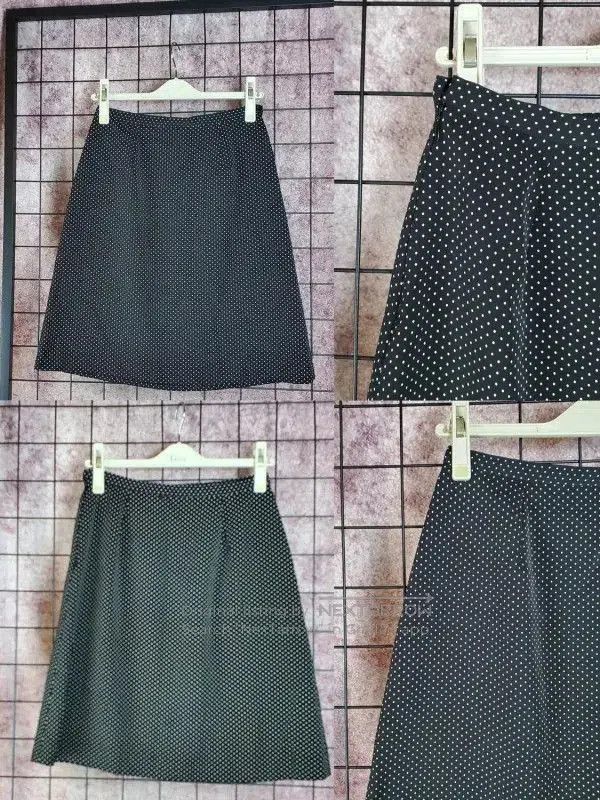 Burberry Burberry Black Polka Dot Skirt, Size S. Size 23" - 1 Thumbnail