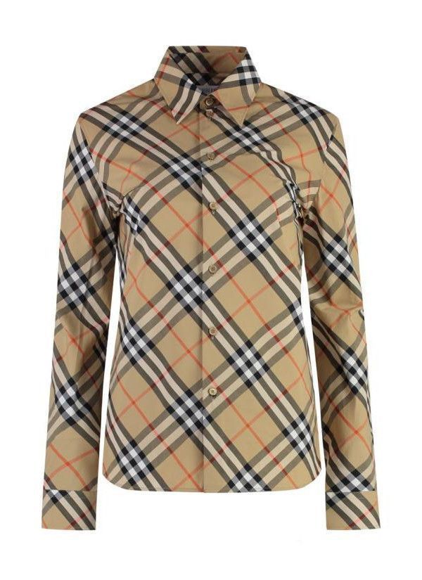 Checked Cotton Shirt, Men's (Size M)