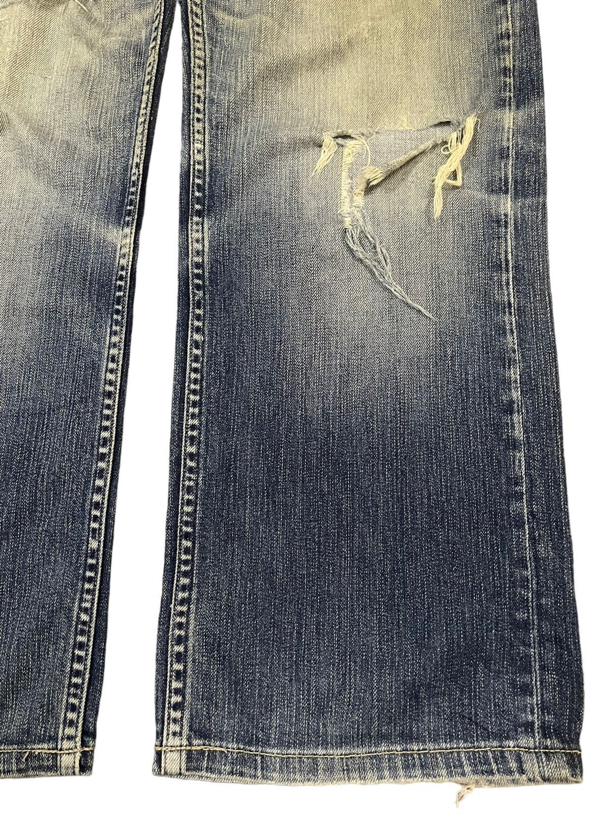 Levi's Vintage 90s Levis 505 Blue Wash Distressed Baggy Jeans Size US 32 / EU 48 - 6 Thumbnail
