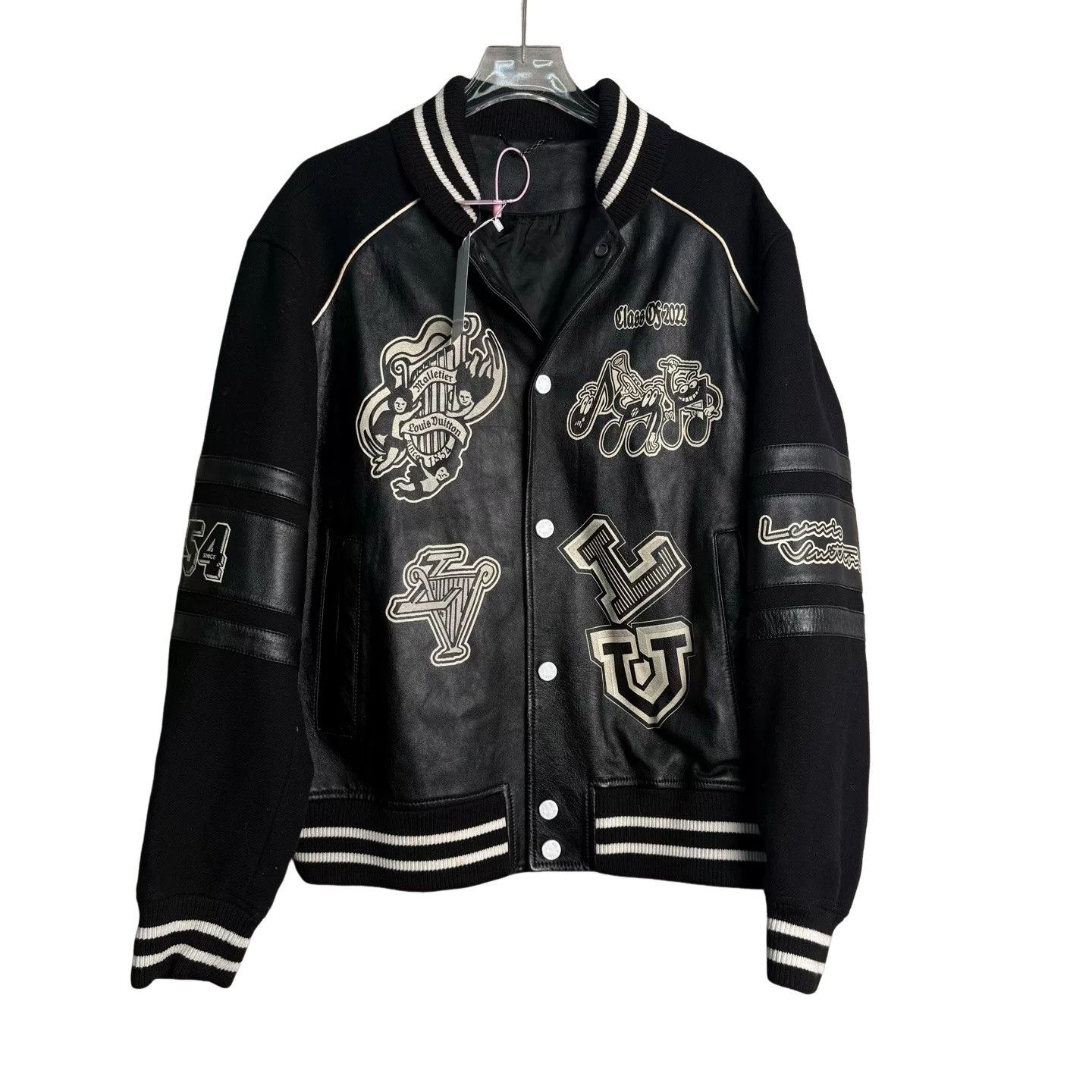 Louis Vuitton Louis Vuitton Patchwork Leather Varsity Jacket 54 Size US L / EU 52-54 / 3 - 1 Thumbnail