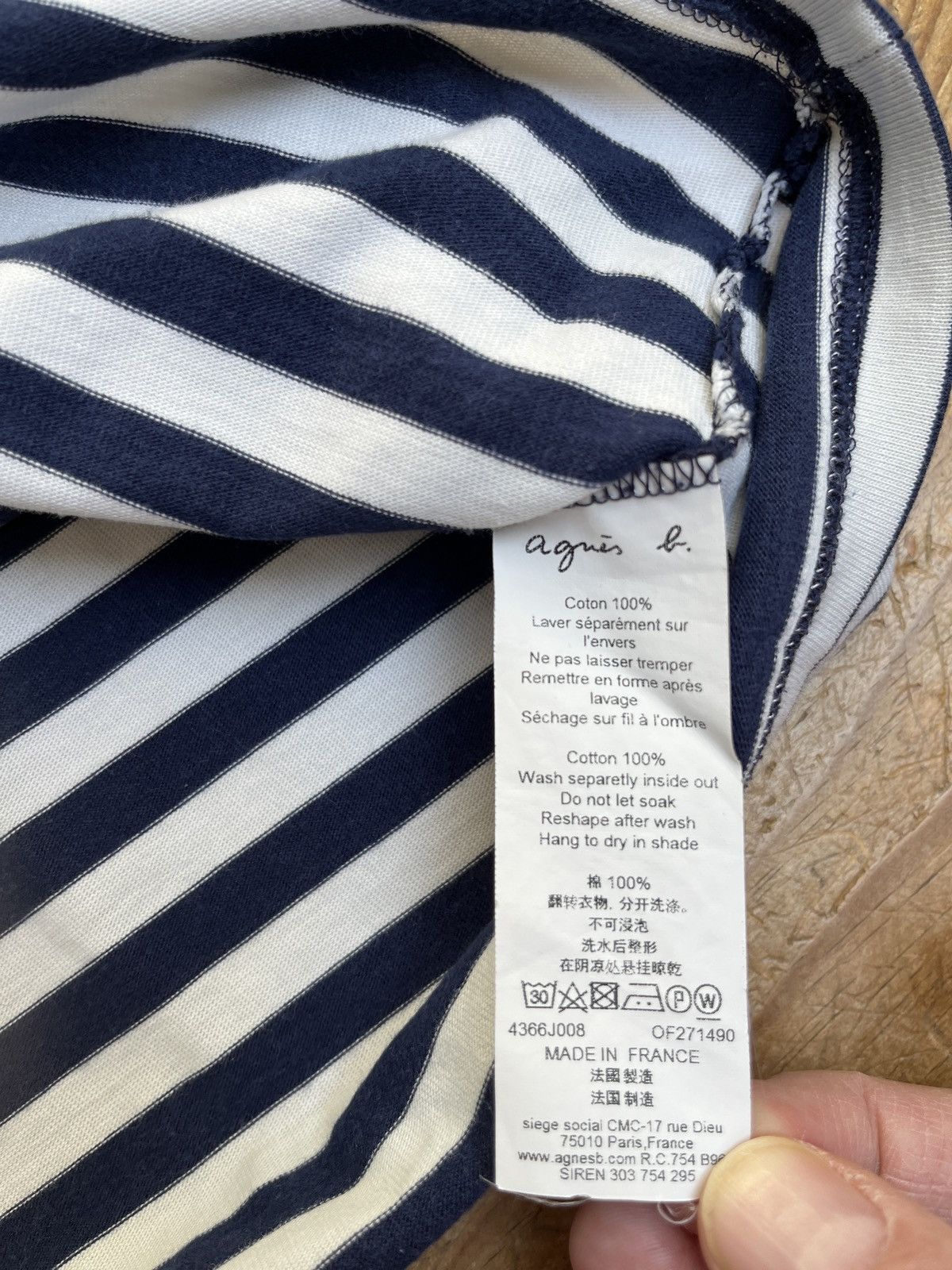 agnes b. Marinière Agnès B stripped longsleeve tee Size US M / EU 48-50 / 2 - 6 Thumbnail