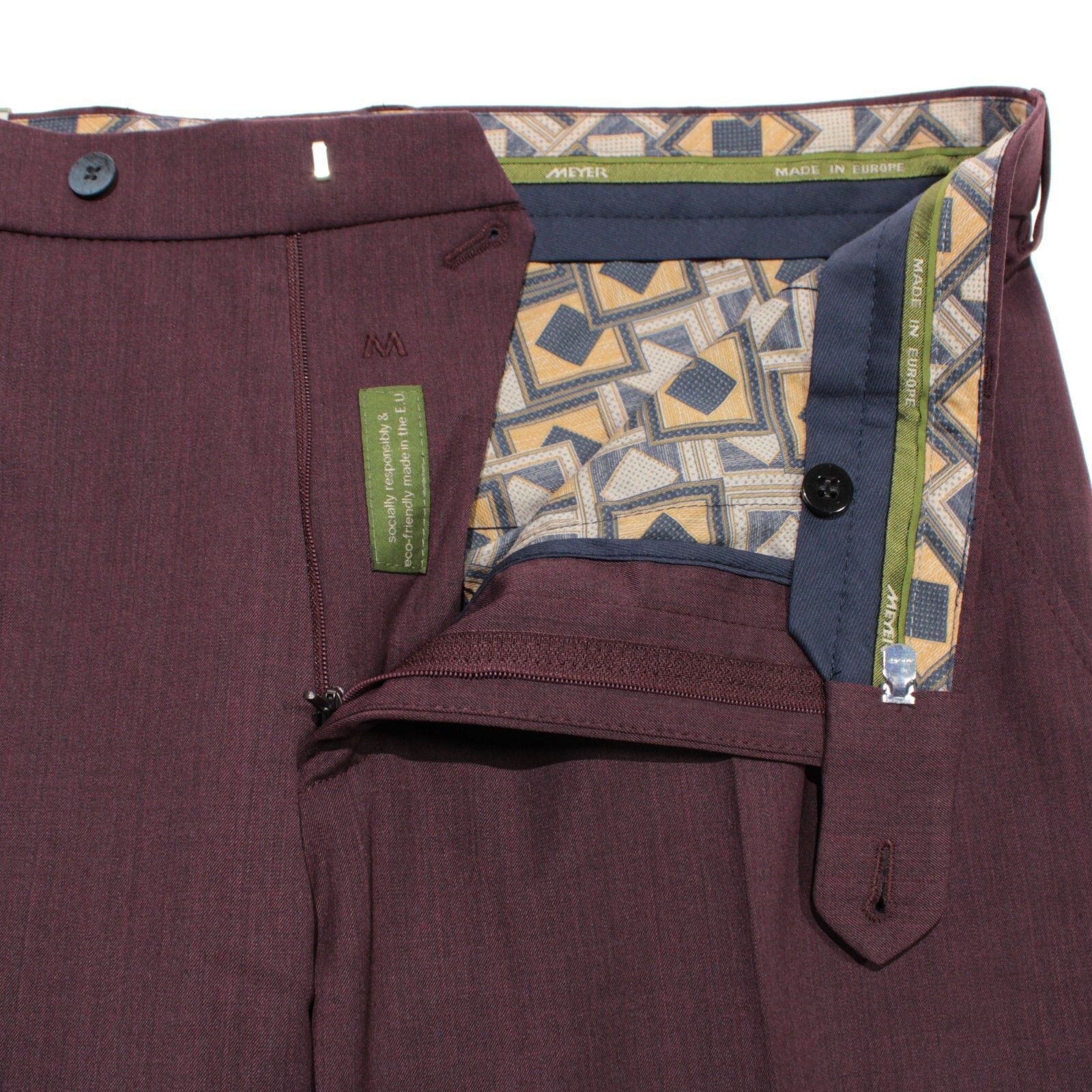Other Meyer New with tags Dress Pants Size 38 US In Purple Size US 38 / EU 54 - 4 Thumbnail