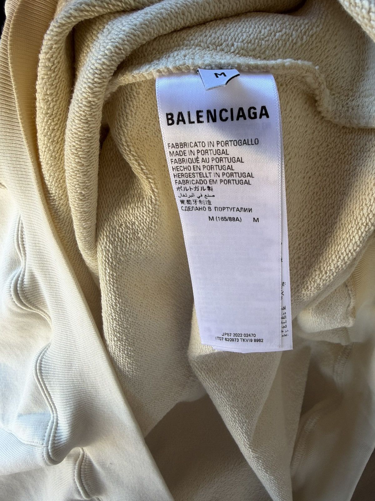 Balenciaga Balenciaga Political Campaign Hoodie – White/Cream XL New Size US XL / EU 56 / 4 - 8 Thumbnail