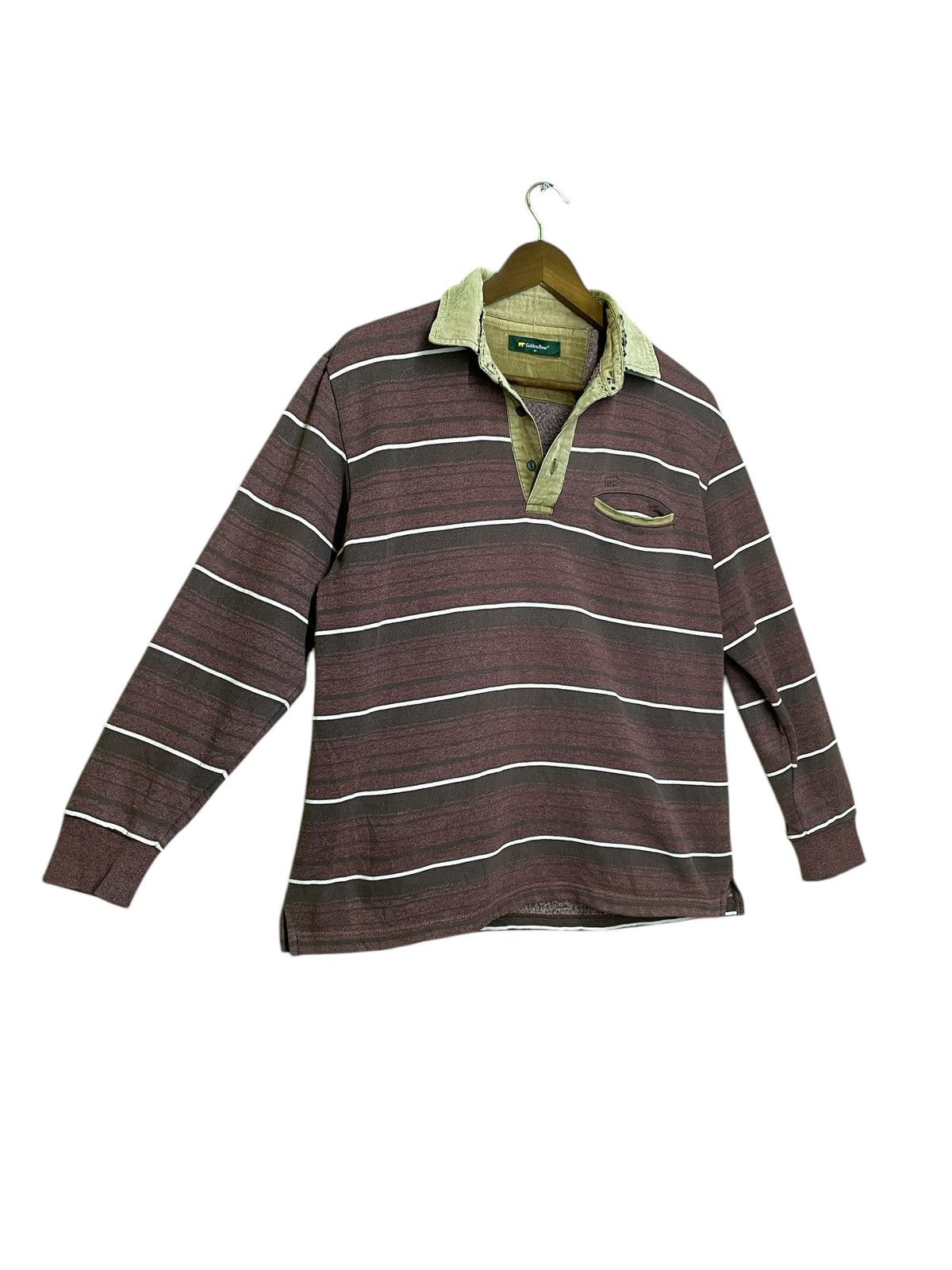 Vintage Vintage Golden bear polo rubgy half botton sweatshirts Size US M / EU 48-50 / 2 - 3 Thumbnail