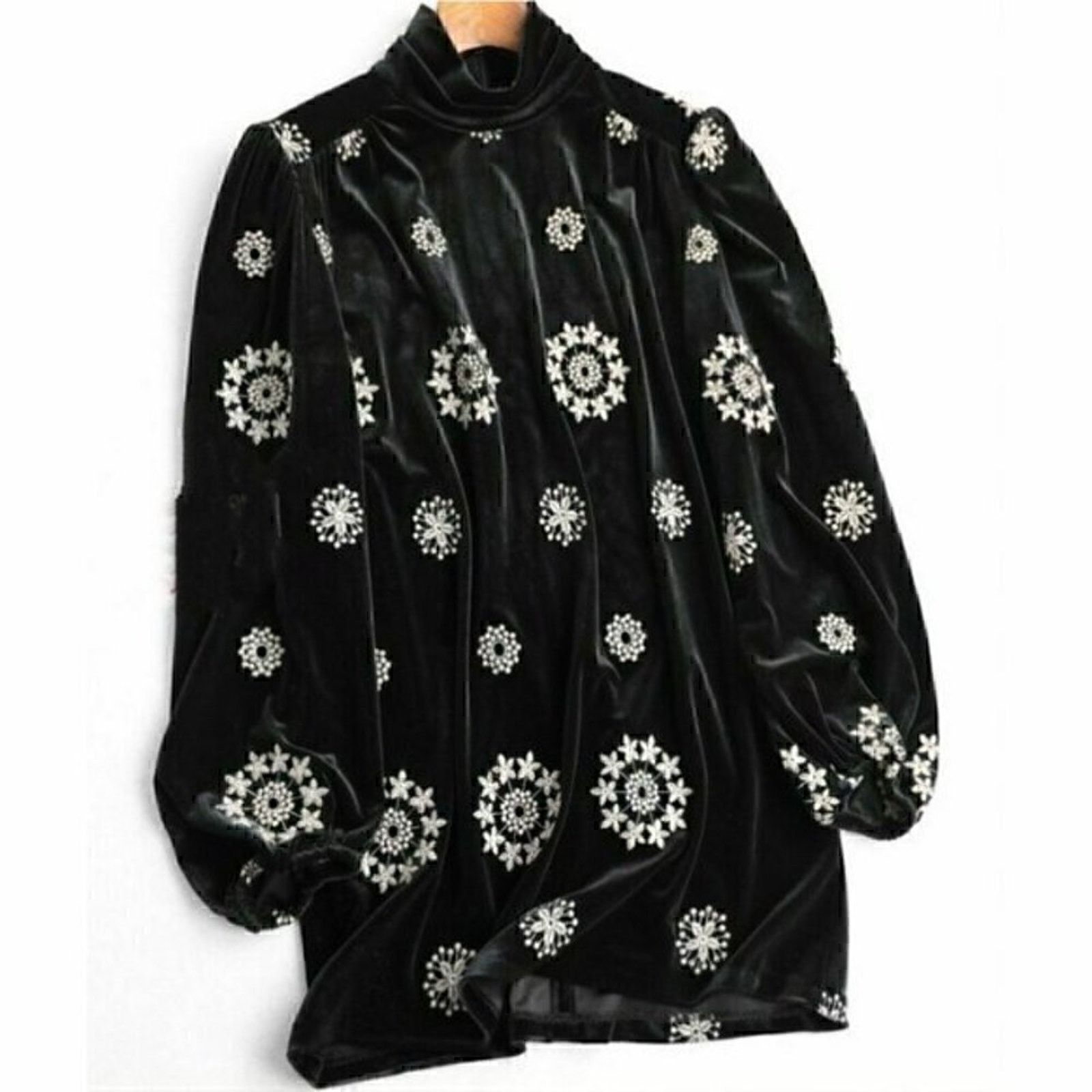 Zara ZARA Black Puff Sleeve Mini Dress NWT Size M / US 6-8 / IT 42-44 - 19 Thumbnail