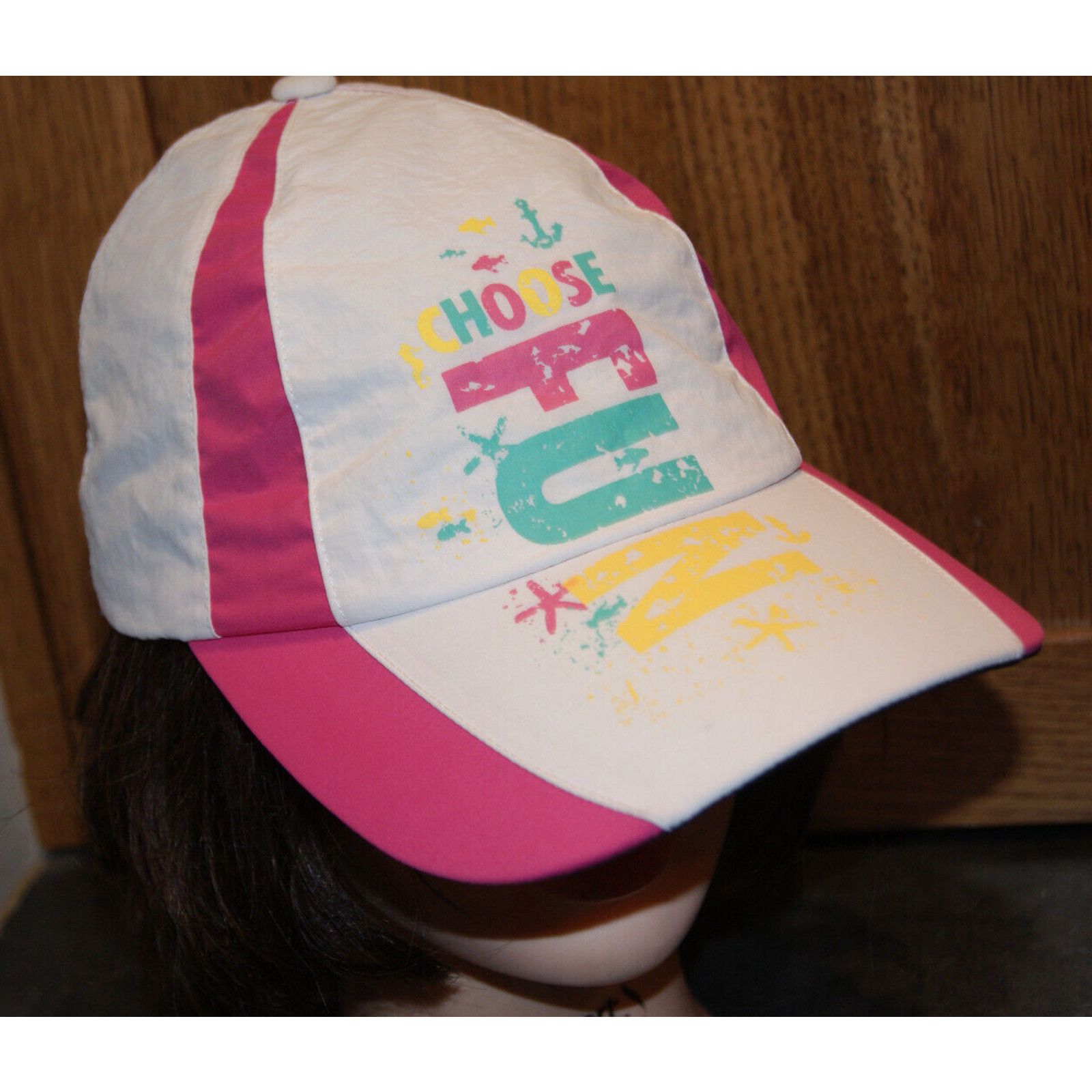 Other VTG Carnival Cruise Choose Fun Hat Cap Colorblock Spell Out Size ONE SIZE - 2 Thumbnail