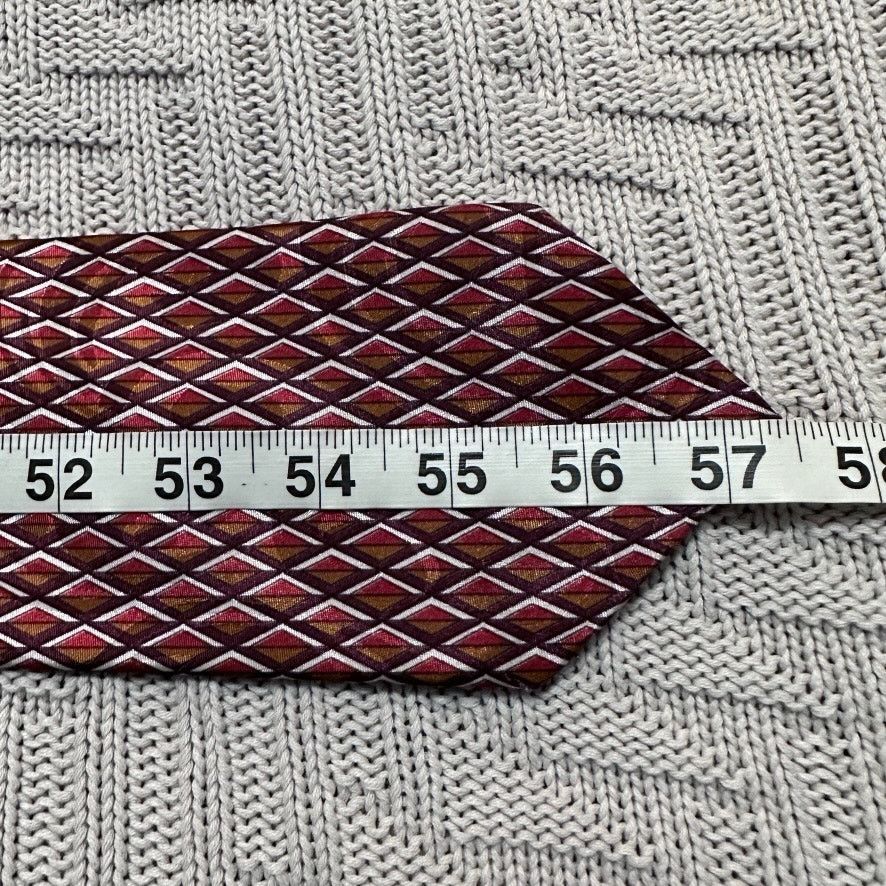 Stanley Blacker Vintage Stanley Blacker brown metallic plaid tie Size ONE SIZE - 4 Thumbnail
