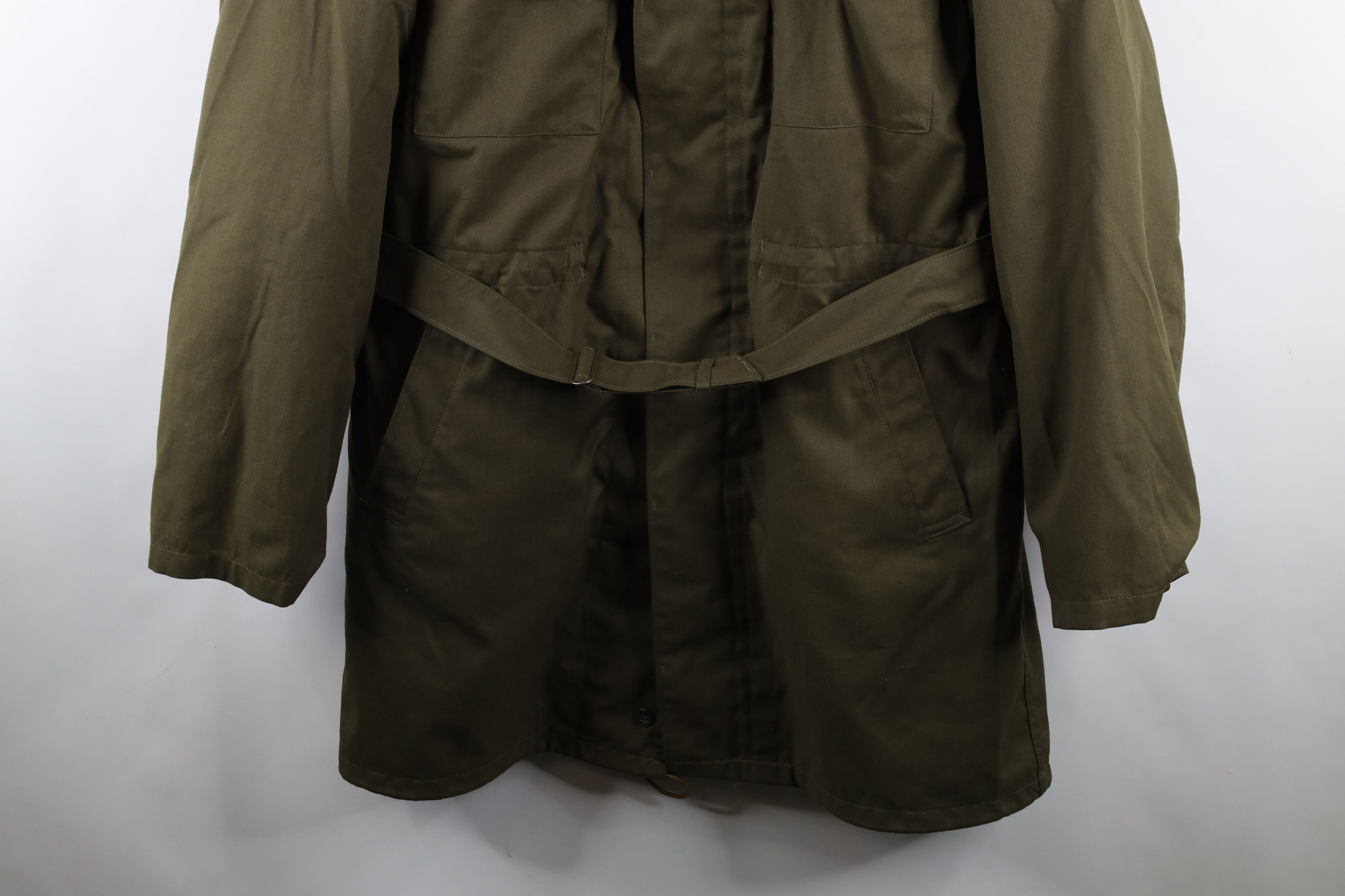 Vintage Vintage 90s Lined Field Combat Parka Jacket Coat Green Size US XL / EU 56 / 4 - 3 Thumbnail