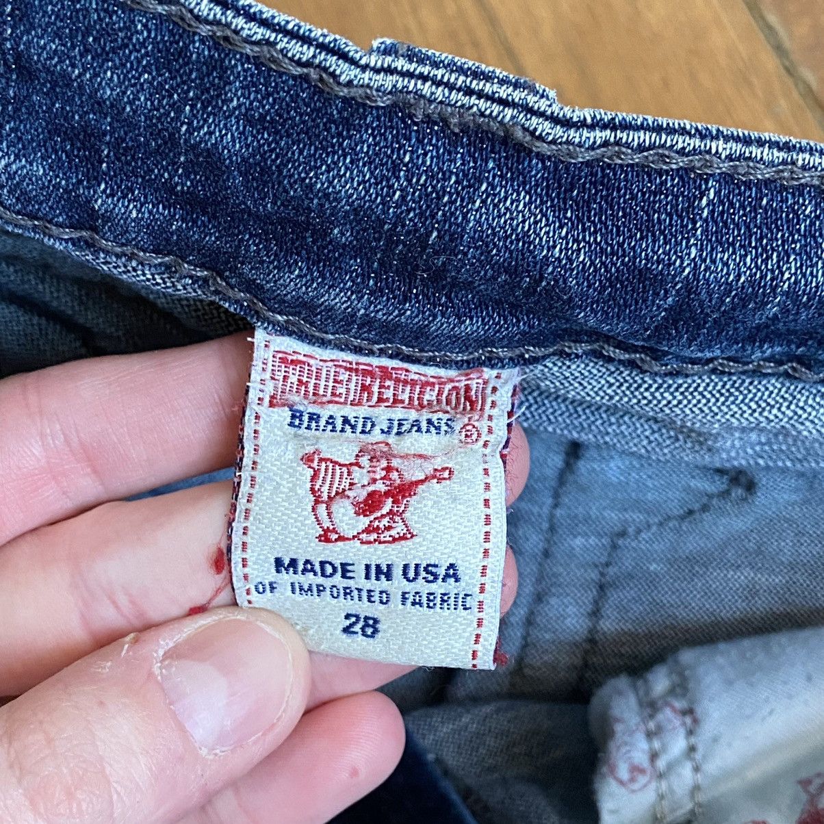 True Religion 📌 Crazy True Religion Vintage Rare Women’s Jeans Size 28" / US 6 / IT 42 - 12 Thumbnail