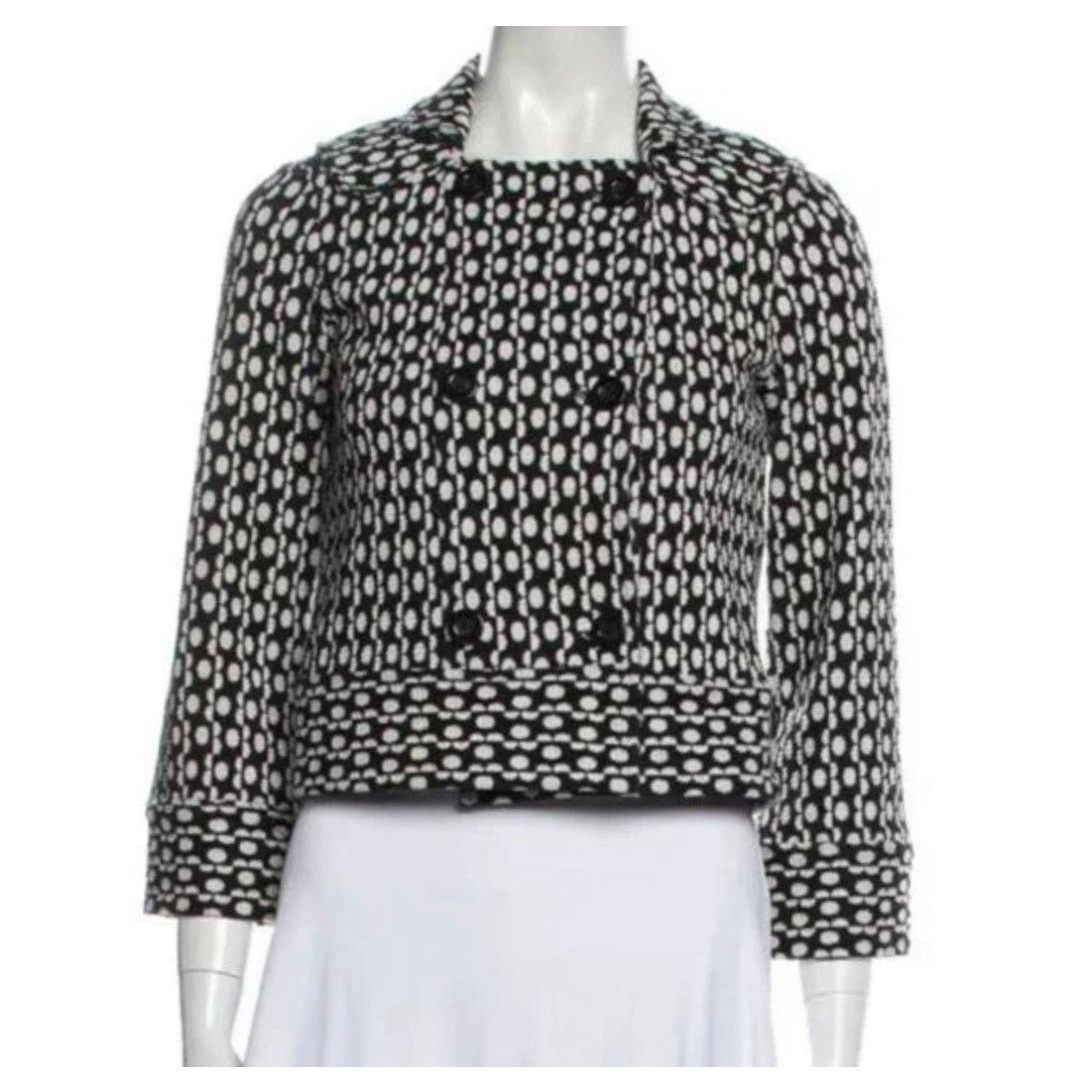 Diane von Furstenberg Diane Von Furstenberg Women Esperanza Knit Blazer Jacket Size XS / US 0-2 / IT 36-38 - 1 Thumbnail