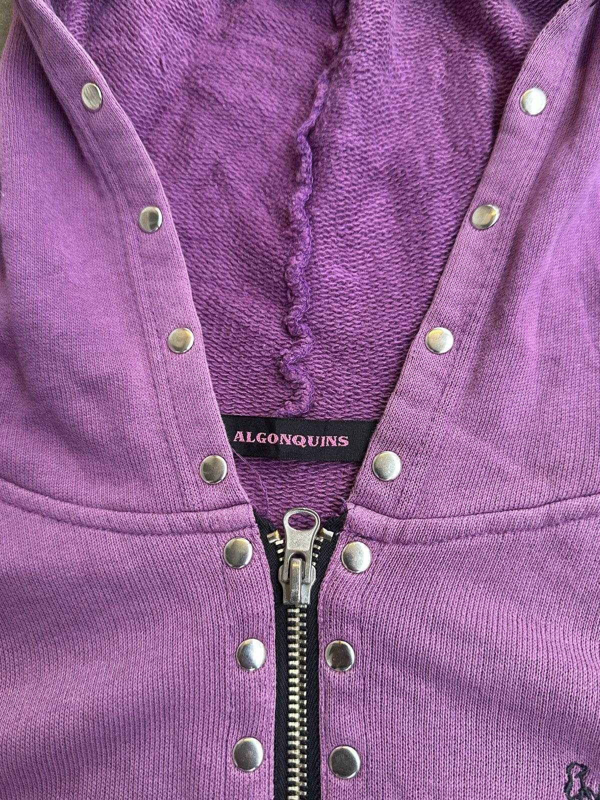 20471120 Algonquins Seditionaries Studded Distressed Hoodie Size US M / EU 48-50 / 2 - 4 Thumbnail
