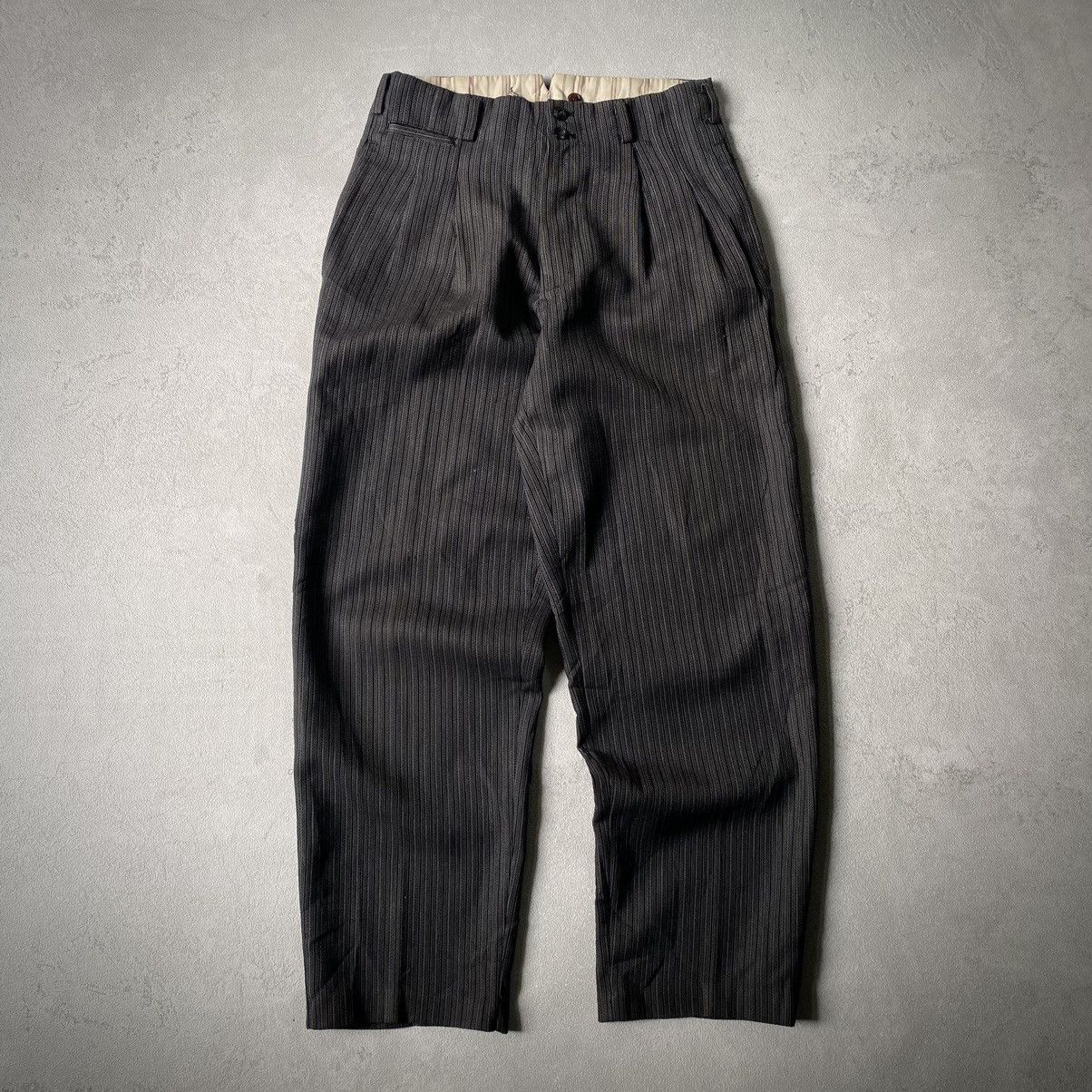 If Six Was Nine × Japanese Brand × Le Grande Bleu (L.G.B.) monsieur nicole by mitsuhiro matsuda trouser buckle back Size US 27 - 2 Thumbnail