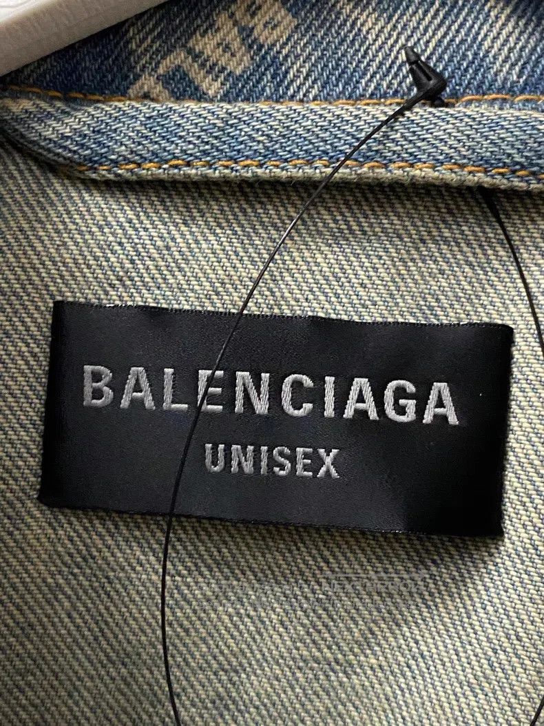 Balenciaga Balenciaga Denim Jacket Coat Size US XS / EU 42 / 0 - 5 Thumbnail