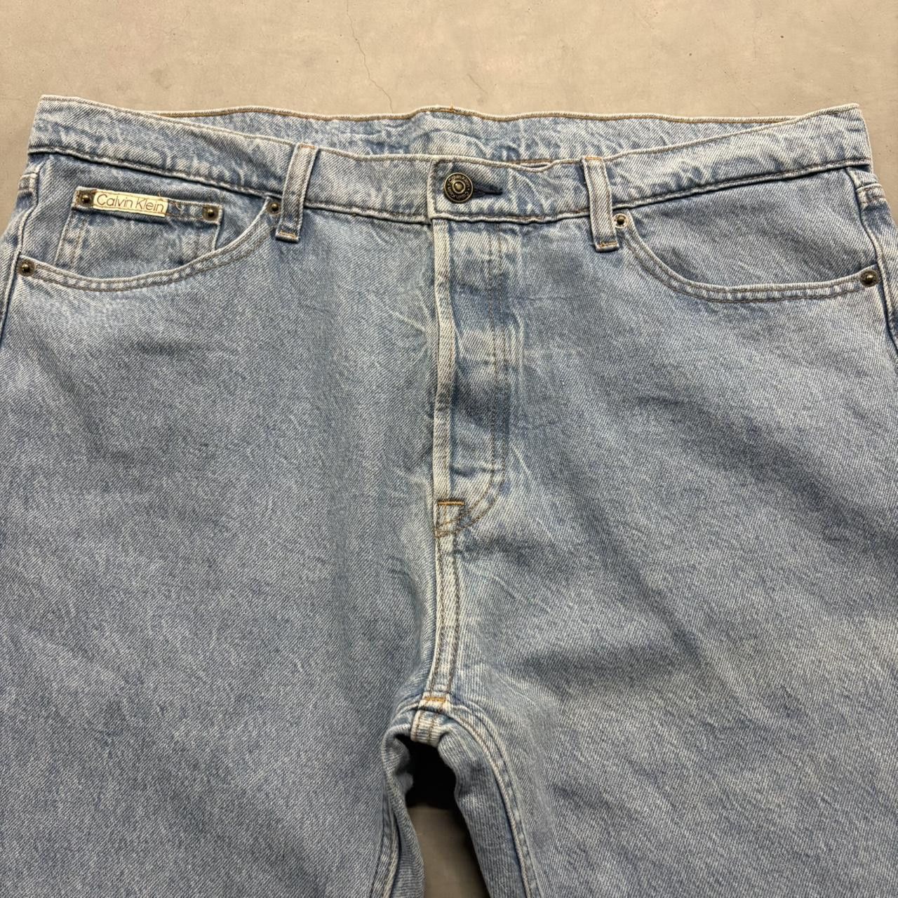 Vintage Crazy Vintage Y2K/2000s Baggy Calvin Klein Grunge Skater Medium Wash Denim Jeans! Size US 36 / EU 52 - 4 Thumbnail