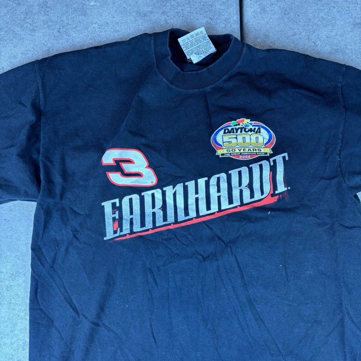 Winners Circle Dale Earnhardt #3 2008 Daytona 500 Men's Vintage T-Shirt Size US XL / EU 56 / 4 - 3 Thumbnail