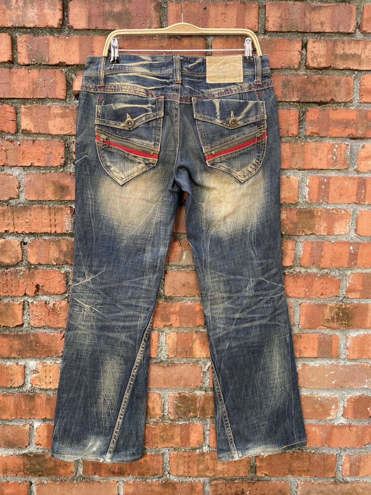 Tornado Mart W35x30 Lolita jeans flare denime Size 35" - 2 Thumbnail