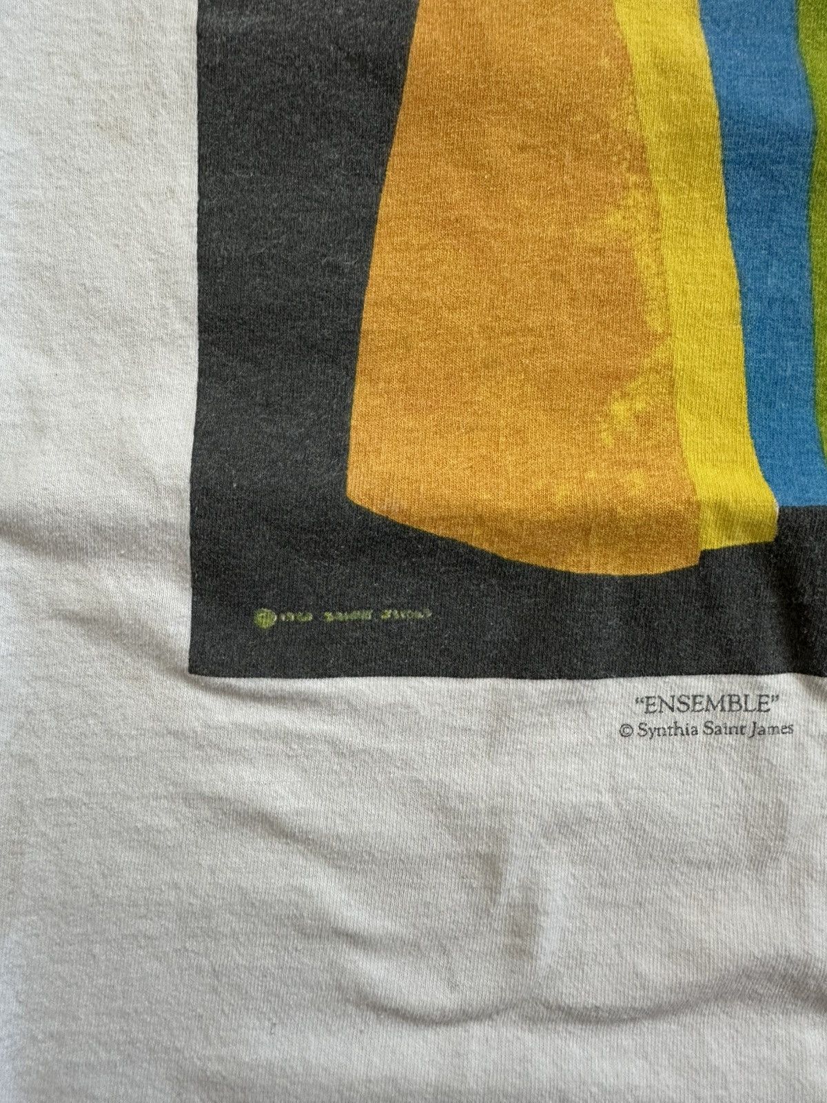Vintage Vintage 90s “Ensemble” Synthia Saint James Art Shirt Size US XL / EU 56 / 4 - 3 Thumbnail