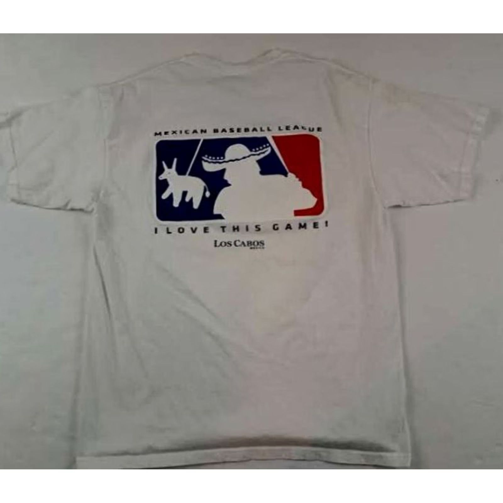 Vintage VINTAGE Los Cabo's Mexico Baseball League T-Shirt Large I Love Baseball Size US L / EU 52-54 / 3 - 3 Thumbnail