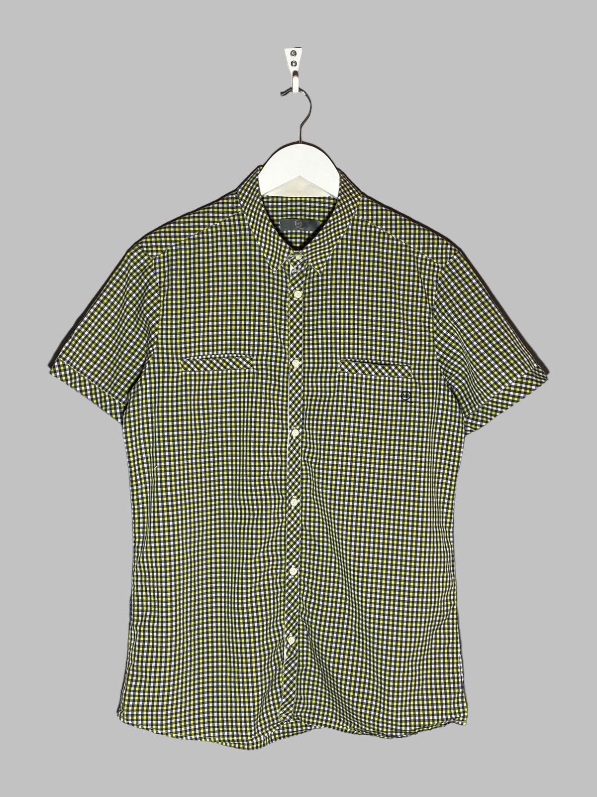 Alexander McQueen Alexander McQueen Checked Short Sleeve Shirt Button Up Size US M / EU 48-50 / 2 - 1 Thumbnail