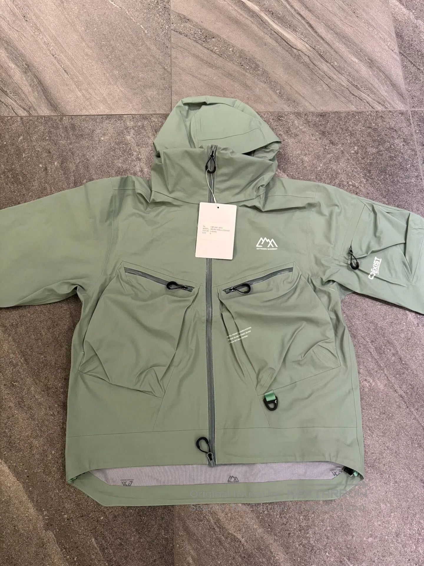 Japanese Brand Comfy Outdoor Functional Jacket in Khaki Green. Size US S / EU 44-46 / 1 - 2 Thumbnail