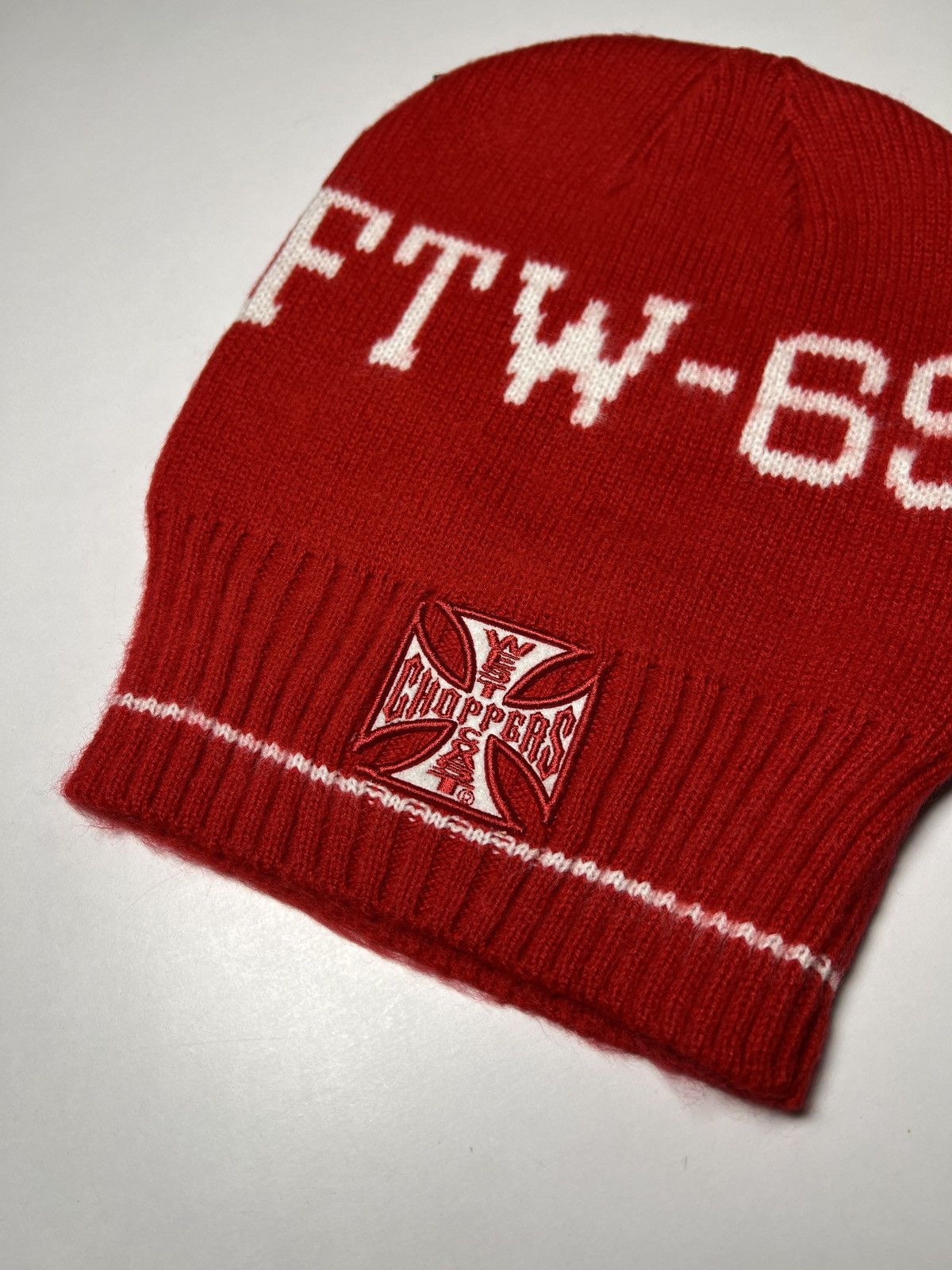 Vintage West Coast Choppers pink beanie 🍥