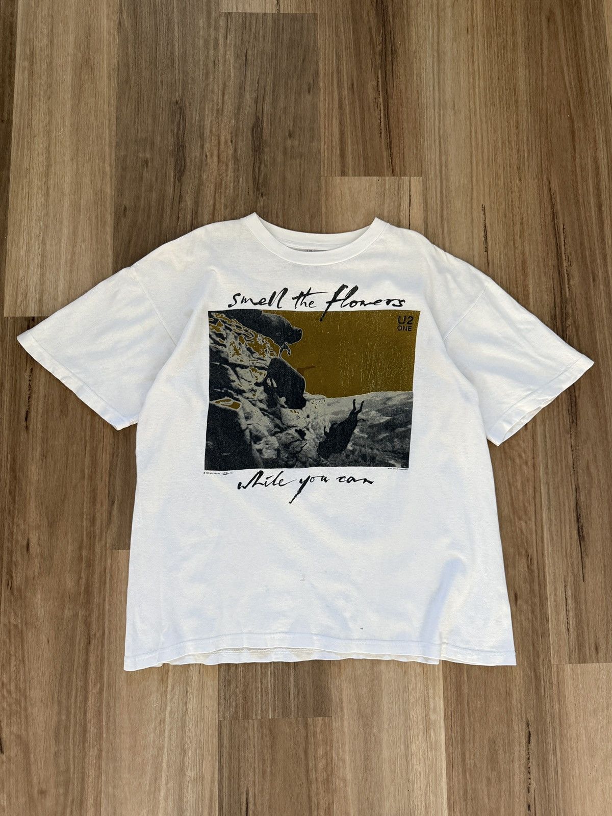 U2 ONE Tシャツ L MADE IN USA 1993 ヴィンテージ U2 ONE Tシャツ L MADE IN USA 1993 ヴィンテージ U2 ONE Tシャツ L MADE