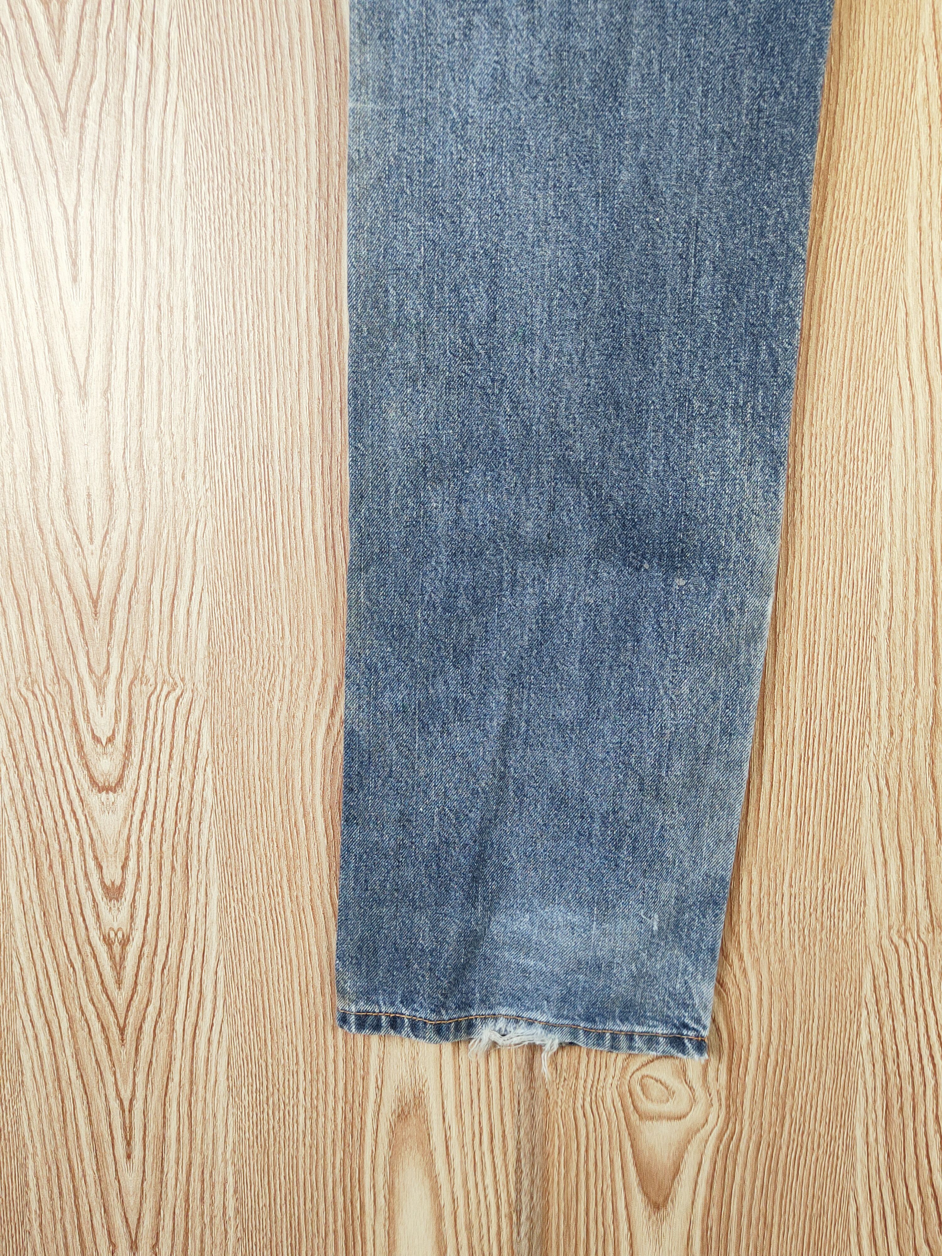 Japanese Brand Japanese Brand Dark Blue Faded Distressed Ripped Jeans #W694 Size US 33 - 9 Thumbnail