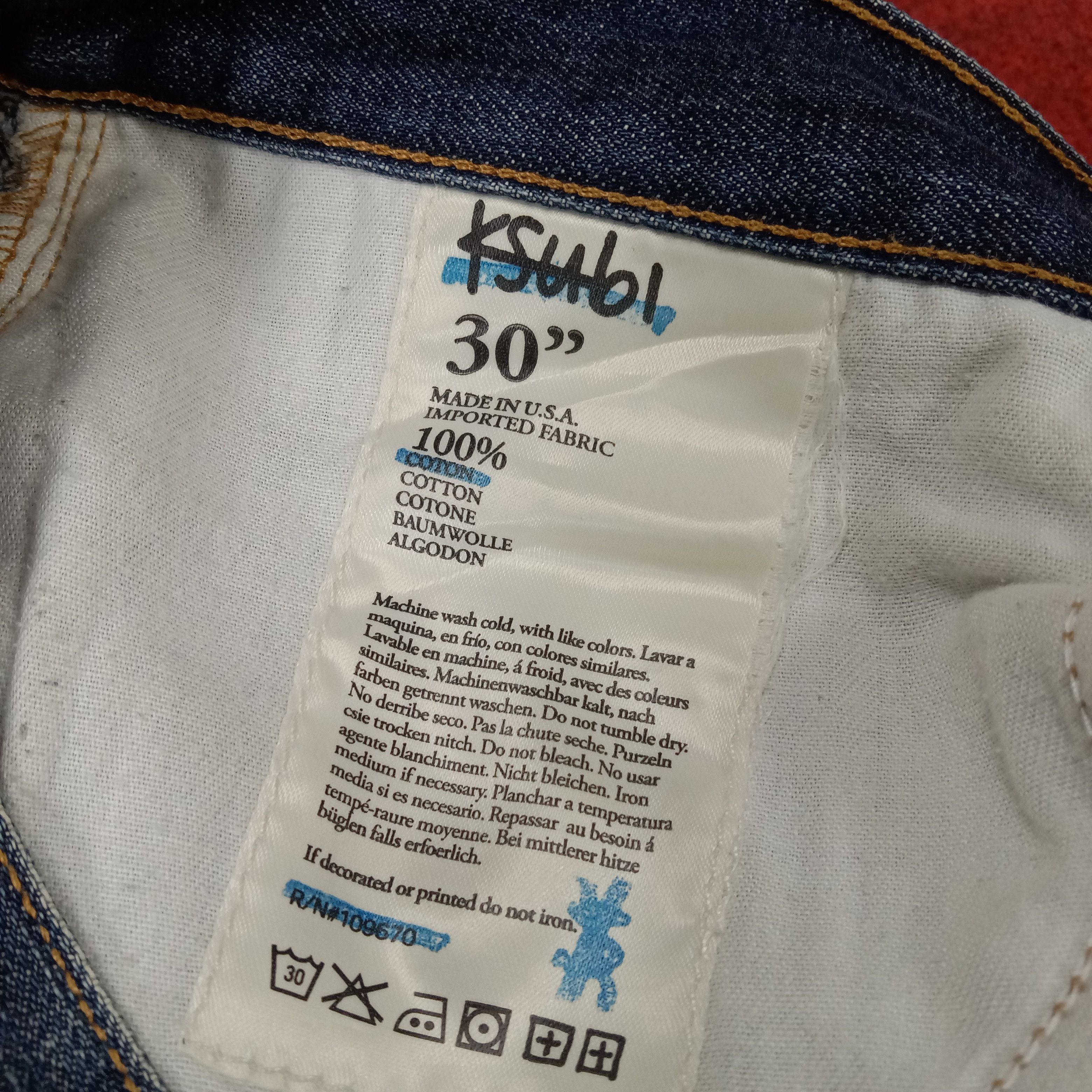 Ksubi × Vintage Ksubi Streetwear Style Jeans Daily Casual Size US 30 / EU 46 - 13 Thumbnail