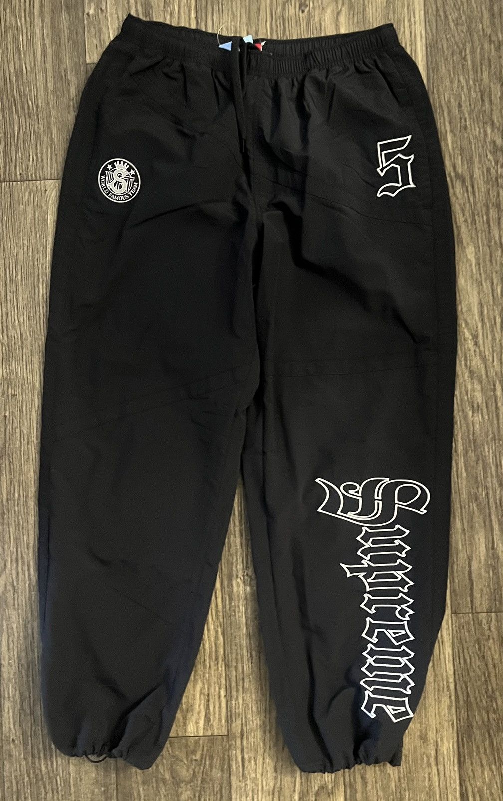 Supreme Supreme Old English Track Pants | Grailed