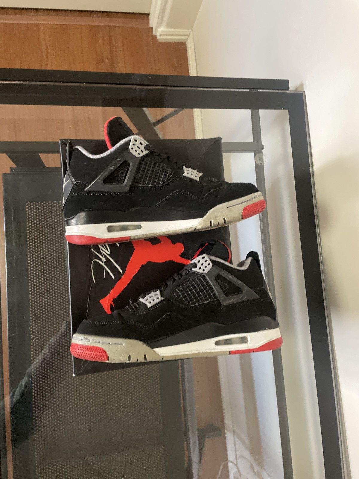 Jordan Brand × Nike Air Jordan 4 Bred 2019 Size US 6.5 / IT 36.5 - 2 Thumbnail