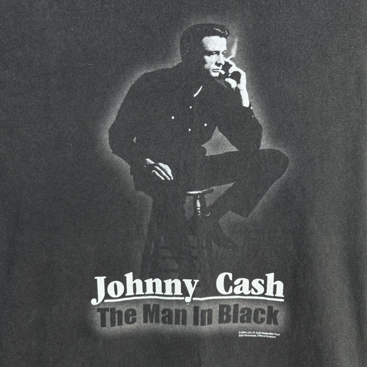 Vintage Vintage Johnny Cash 2004 t shirt zion Country Rock Band Tee Size US XL / EU 56 / 4 - 2 Thumbnail