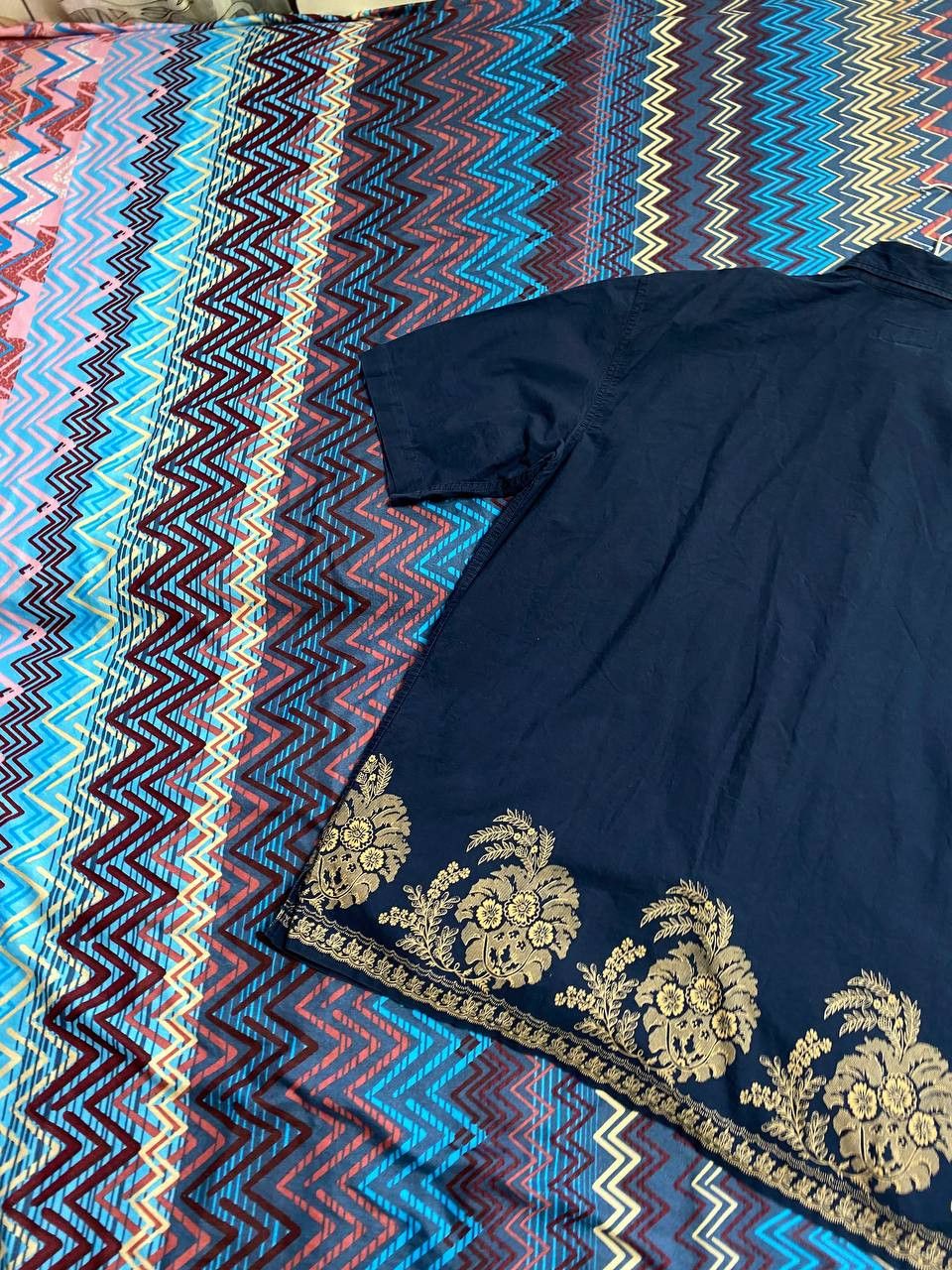 Ralph Lauren Vintage Y2K shirt Ralph Lauren blue print streetwear Size US M / EU 48-50 / 2 - 11 Thumbnail