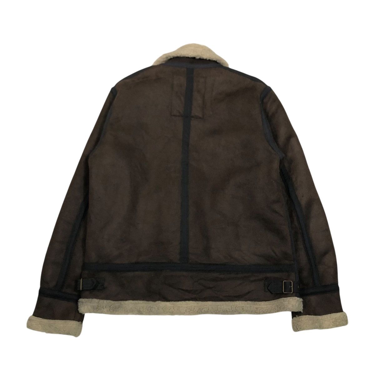 Alpha Industries VINTAGE SHEARLING LEATHER SHEEPSKIN JACKET ALPHA INDUSTRIES Size US L / EU 52-54 / 3 - 2 Thumbnail