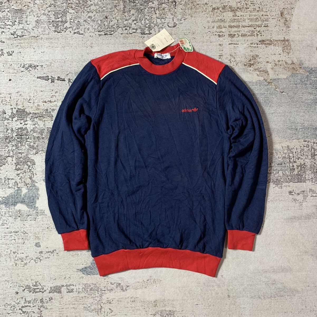Adidas × Vintage Rare Vintage Adidas Sweatshirt Size US S / EU 44-46 / 1 - 1 Thumbnail