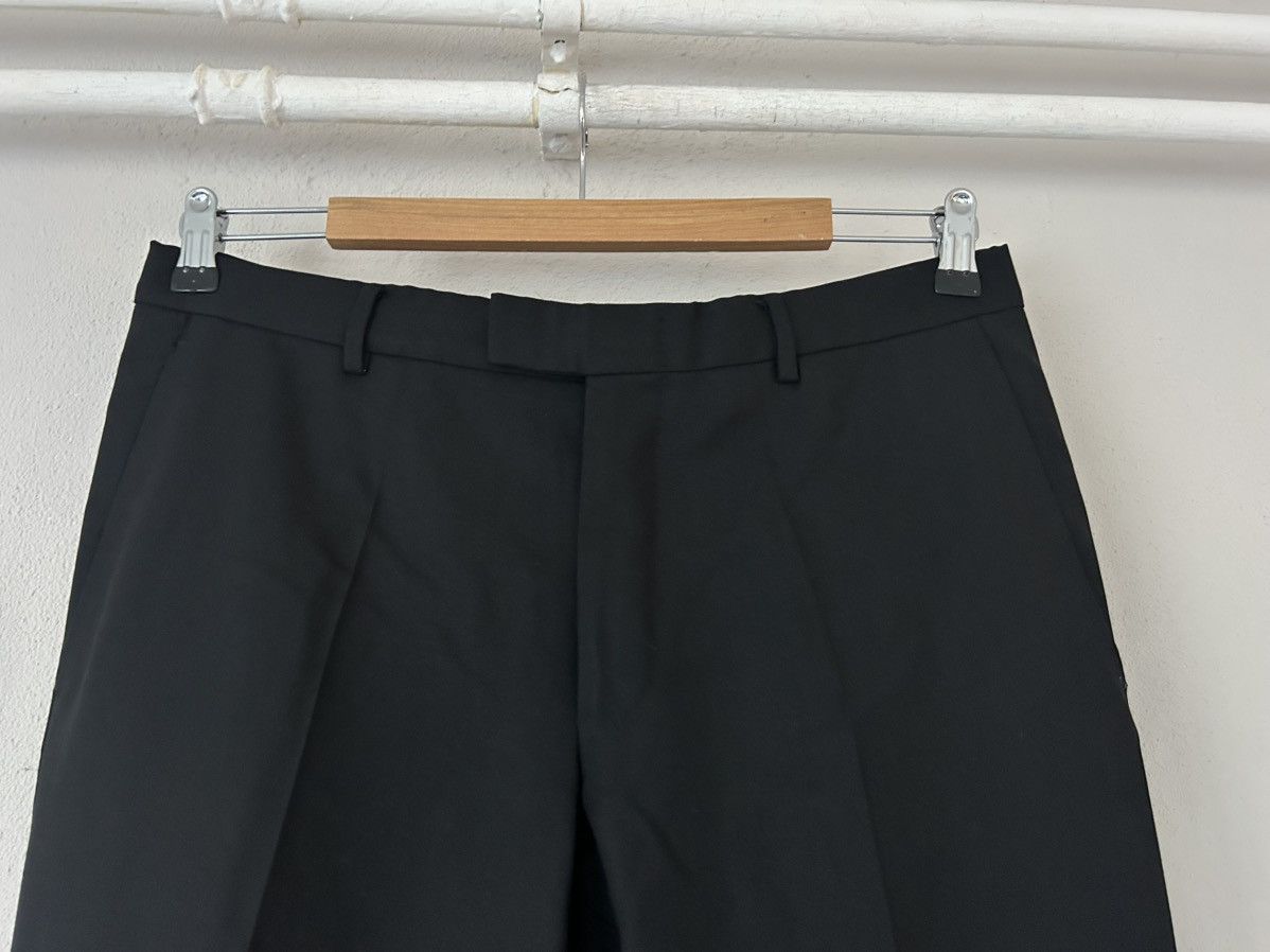 Gucci Gucci Black Wool Formal Trousers with Classic Pleats Size US 34 / EU 50 - 2 Thumbnail