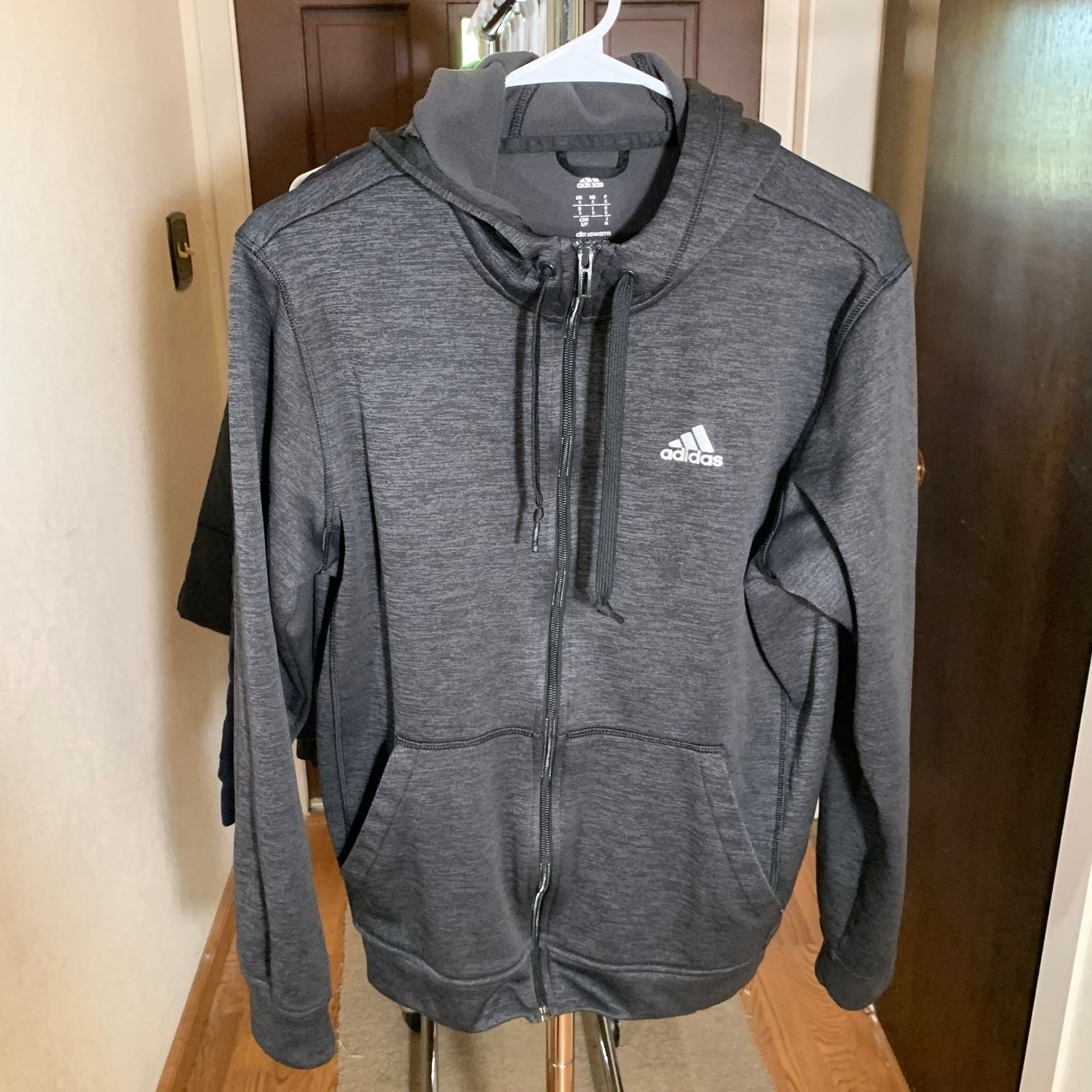 Adidas Adidas Women's Long Sleeve Gray Hoodie Size S Size S / US 4 / IT 40 - 10 Thumbnail